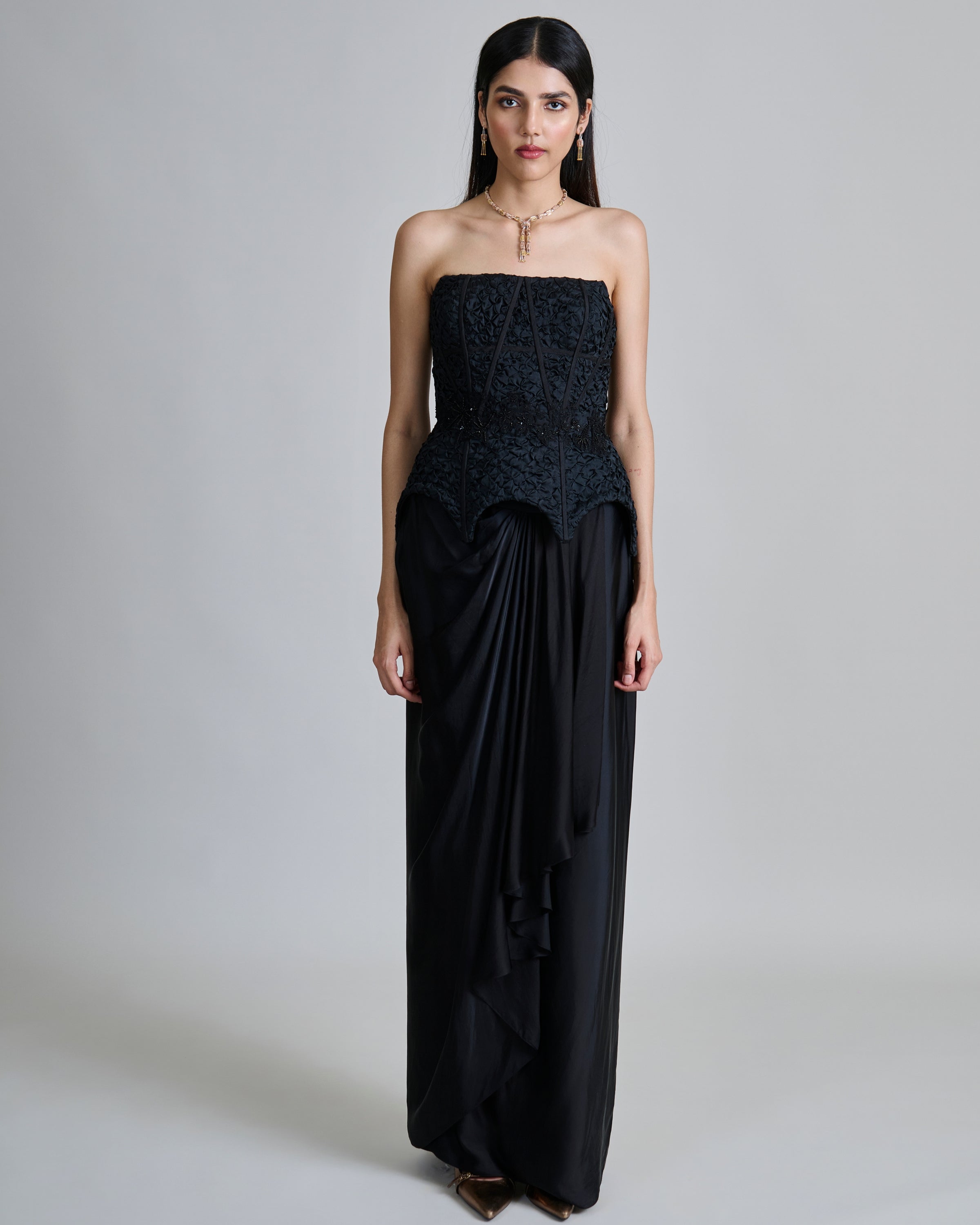 Black Ciara Skirt Set