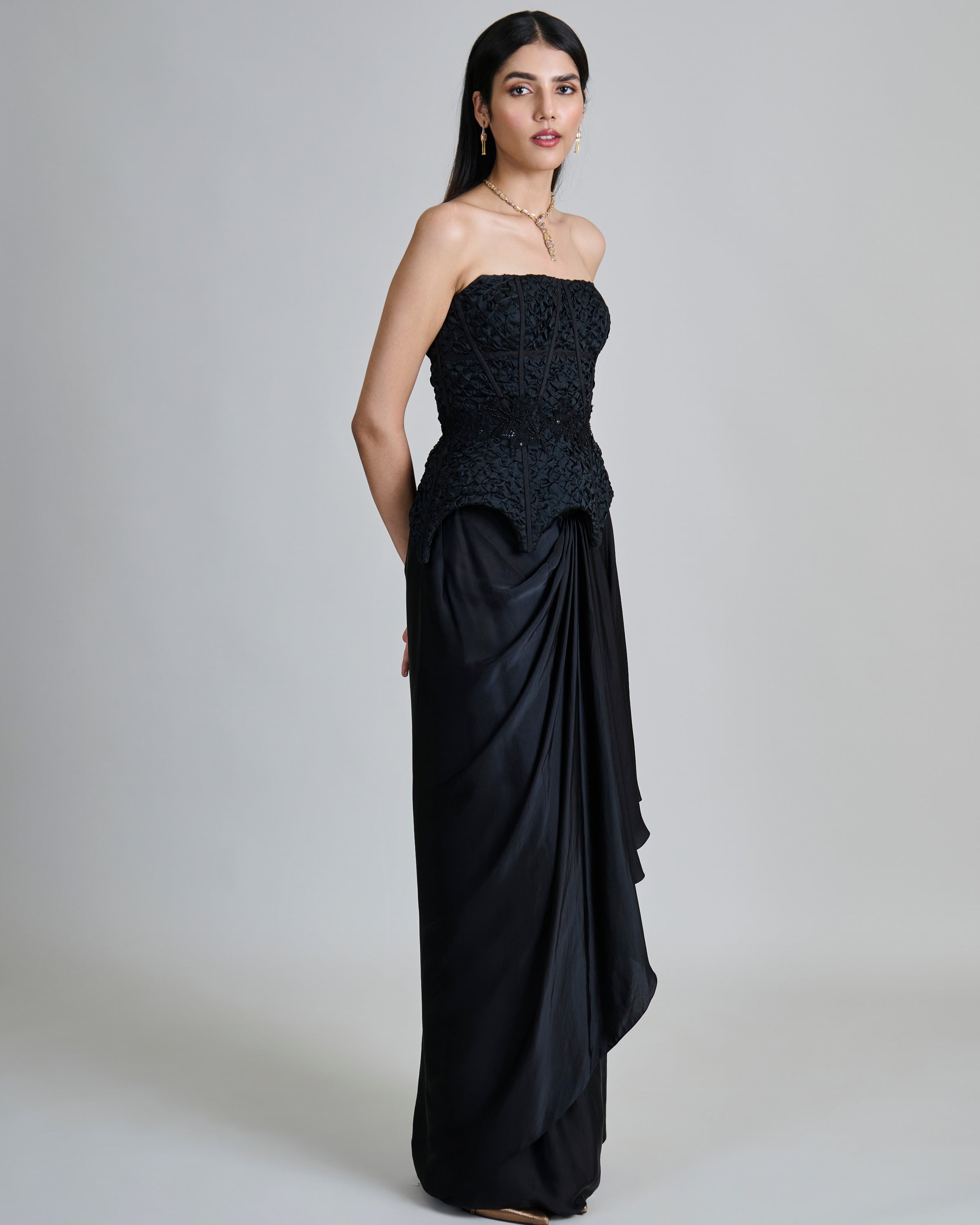 Black Ciara Skirt Set