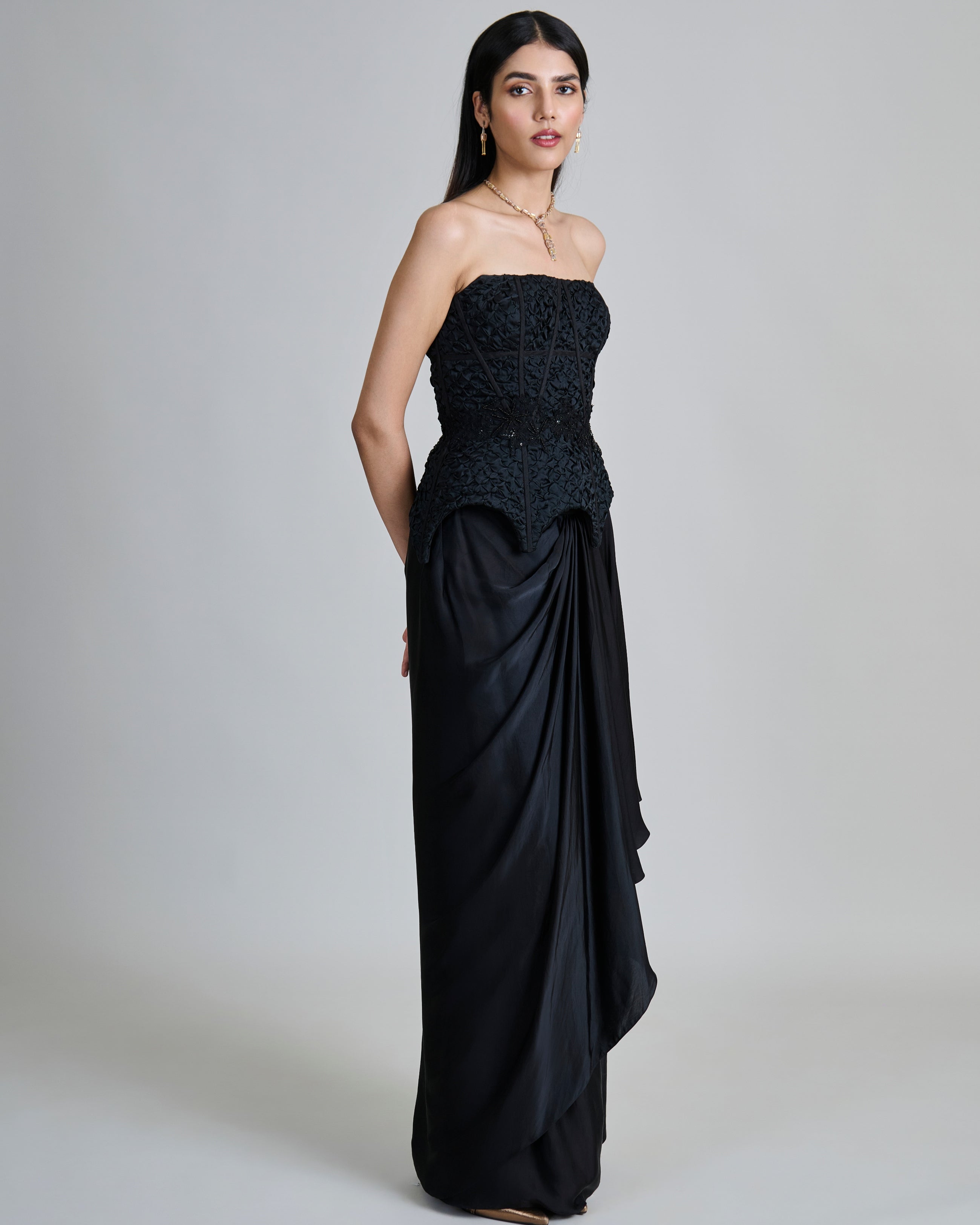 Black Ciara Skirt Set