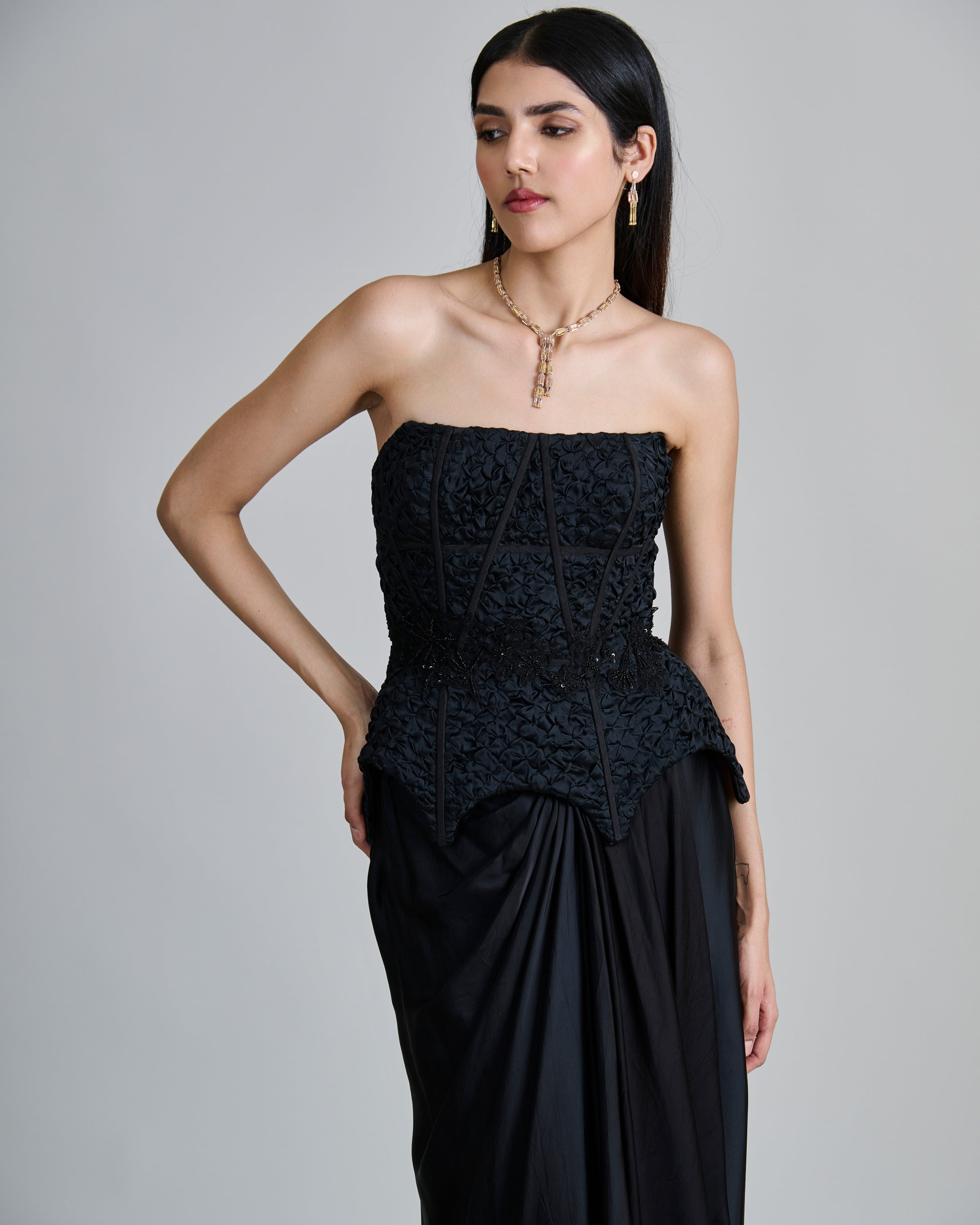 Black Ciara Skirt Set