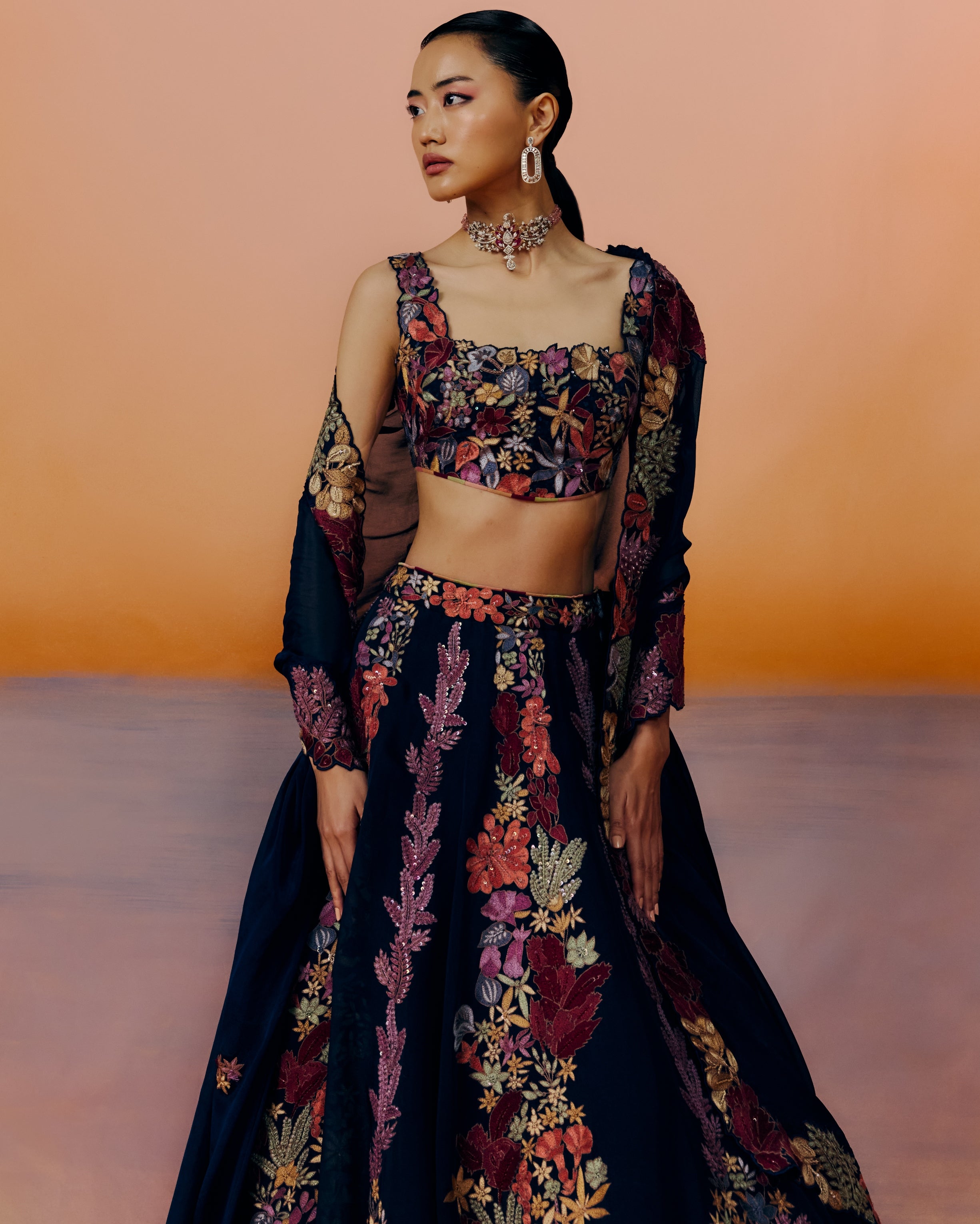 Shere Lehenga Set