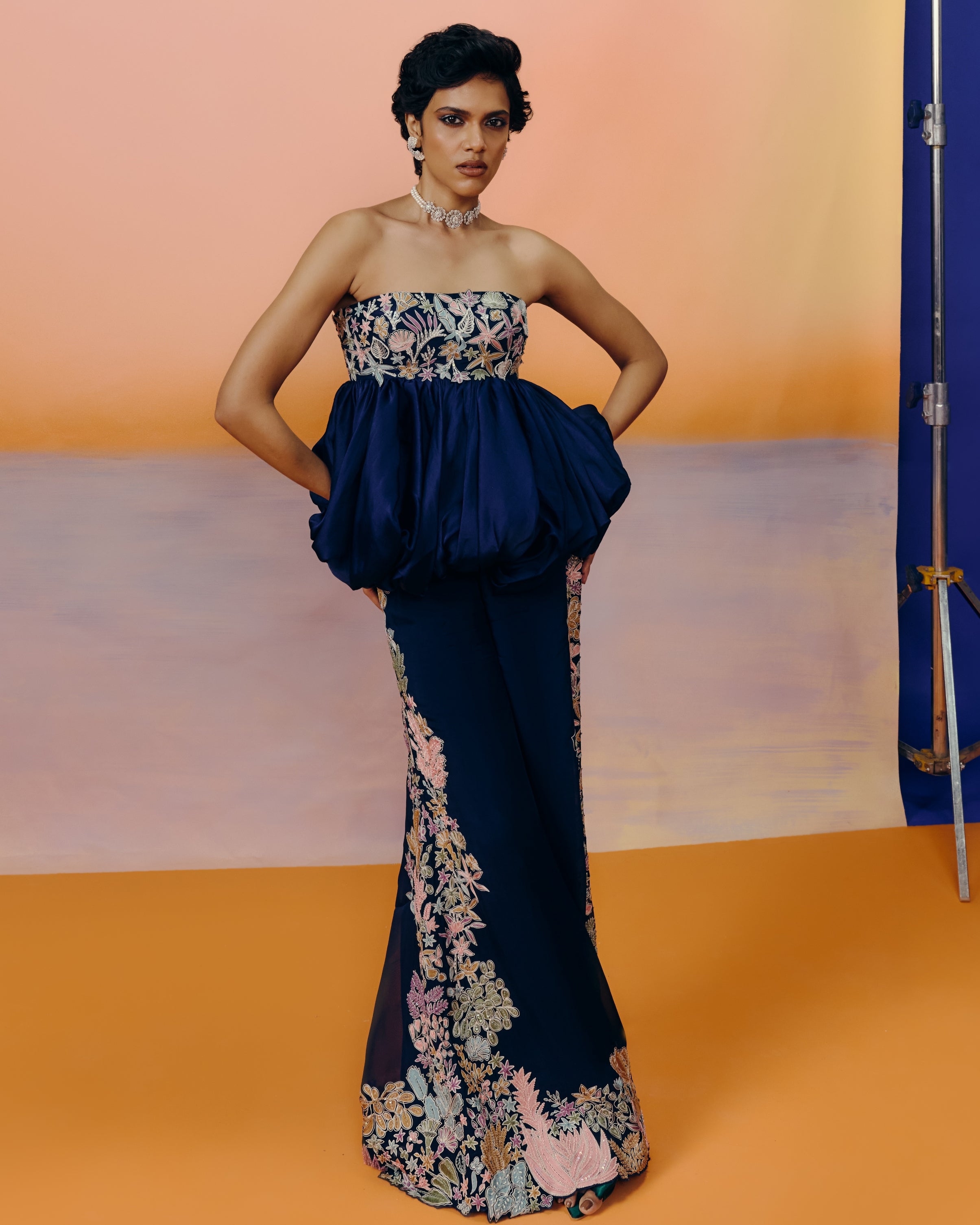 Navy Maeve Pants Set