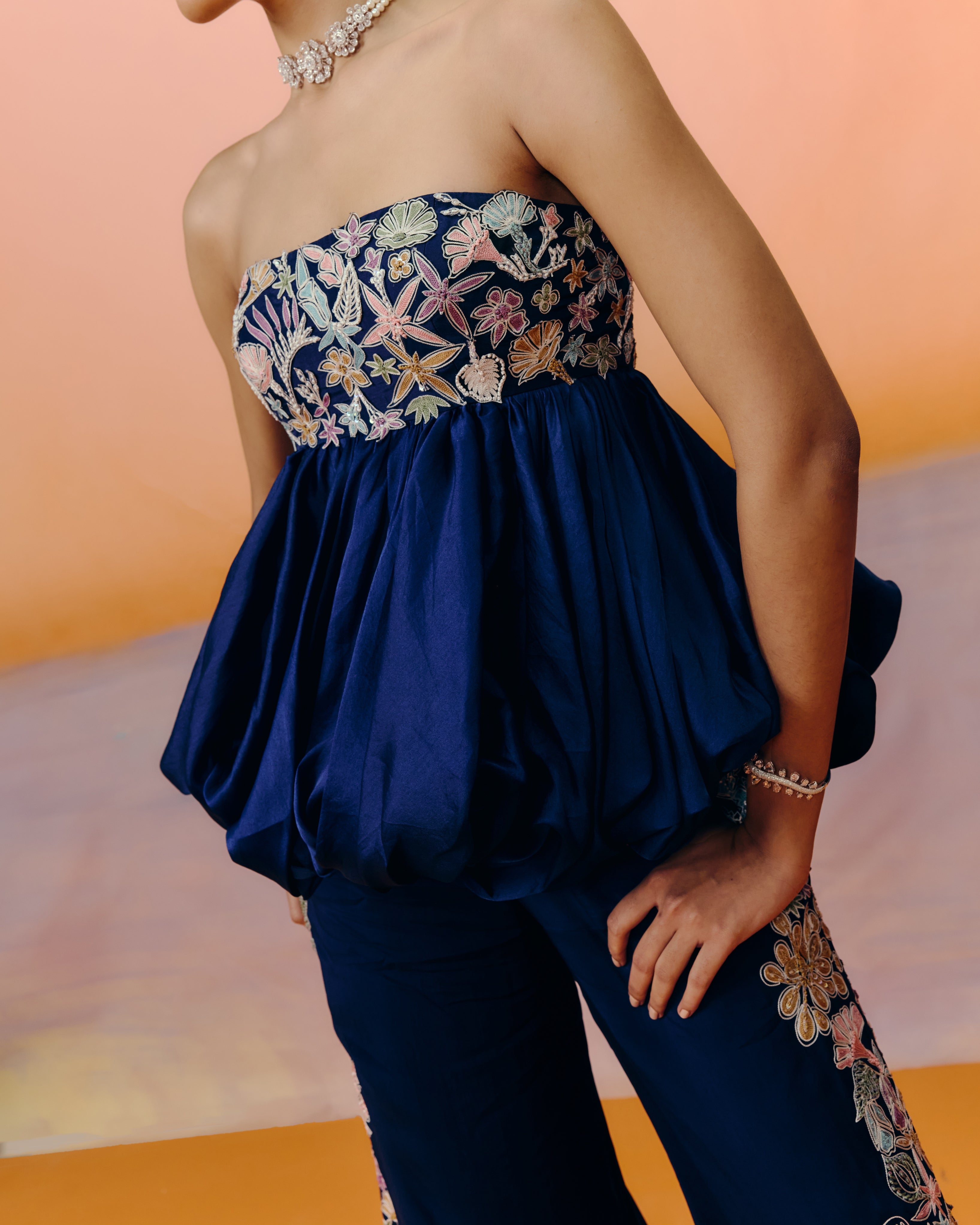 Navy Maeve Pants Set