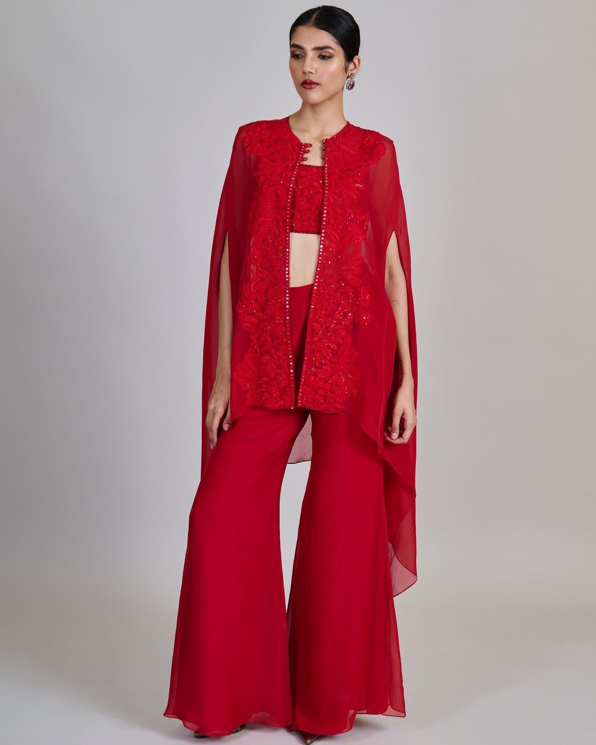 Red Aurea Pant Set