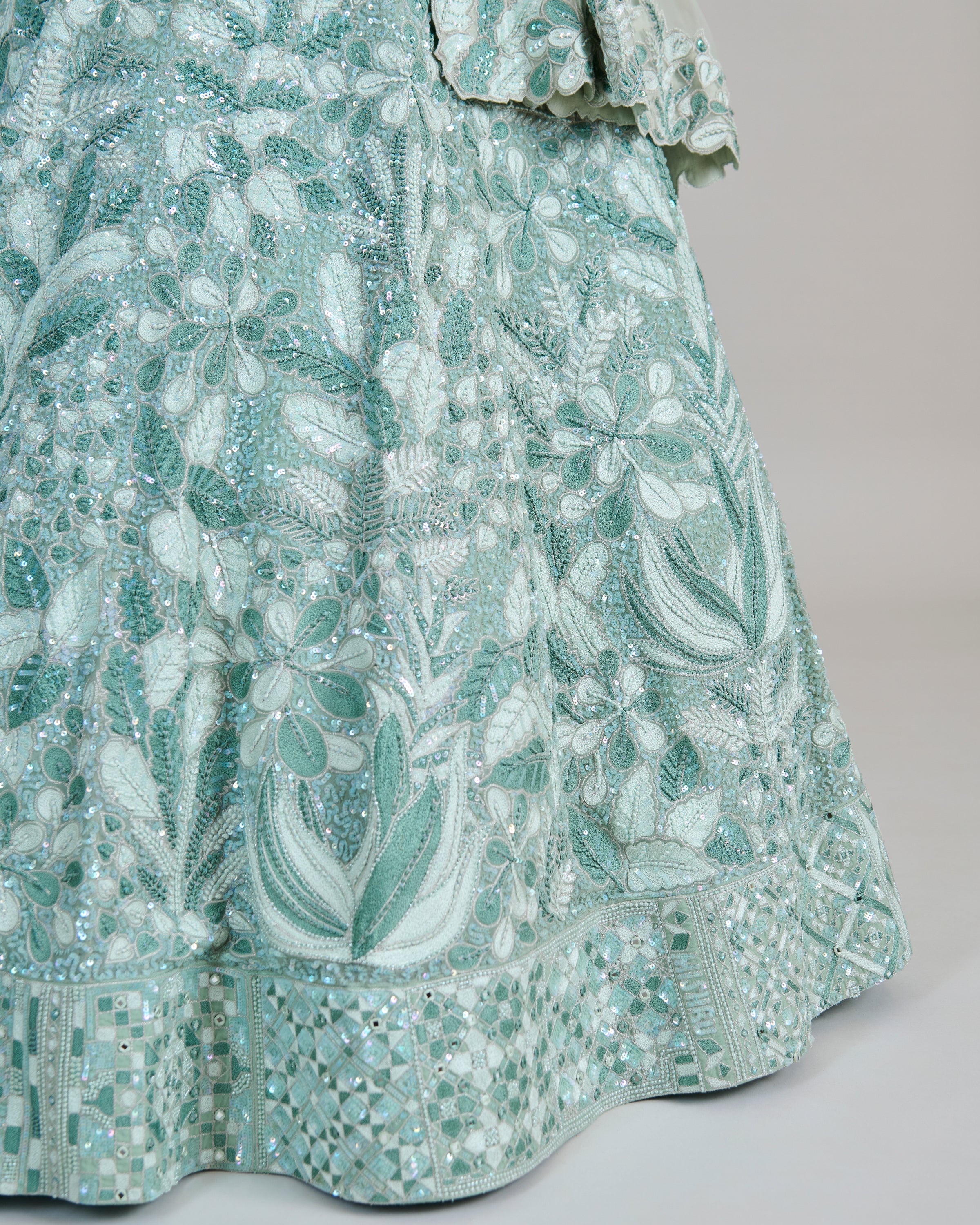 Mint Emeris Lehenga Set