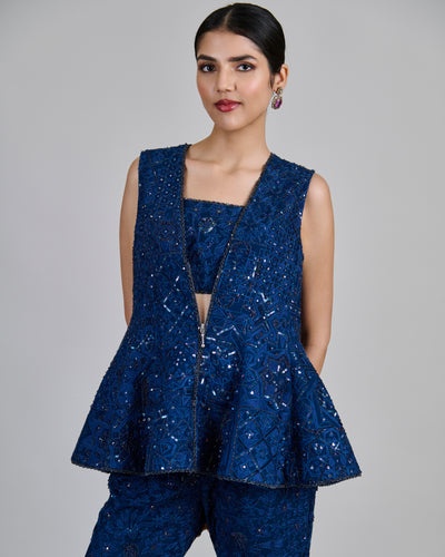 Navy Blue Liora Pant Set