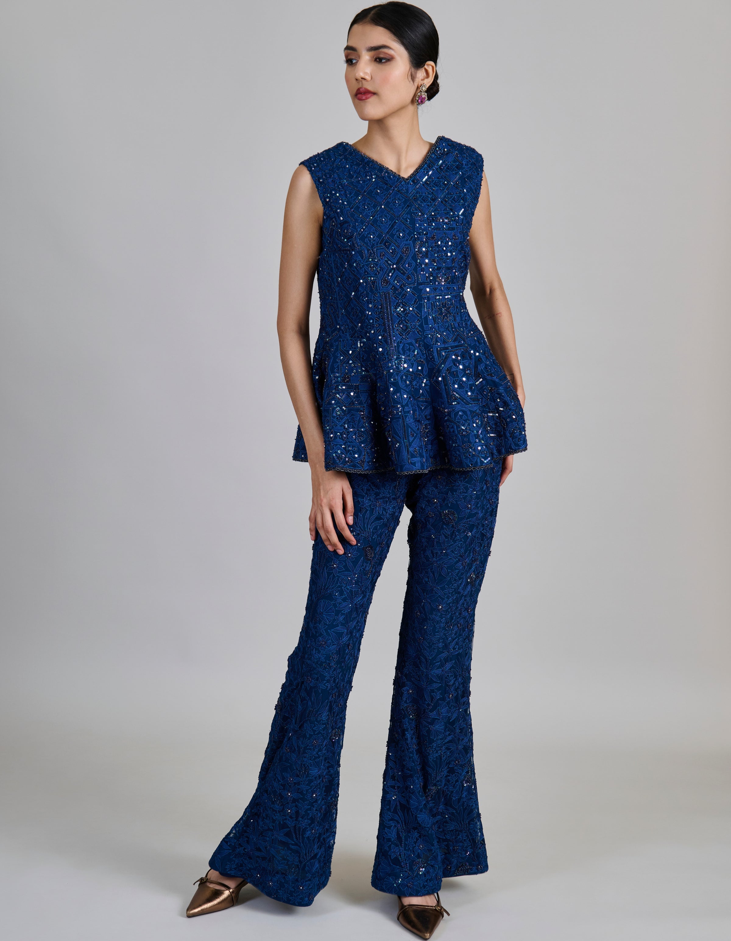 Navy Blue Liora Pant Set