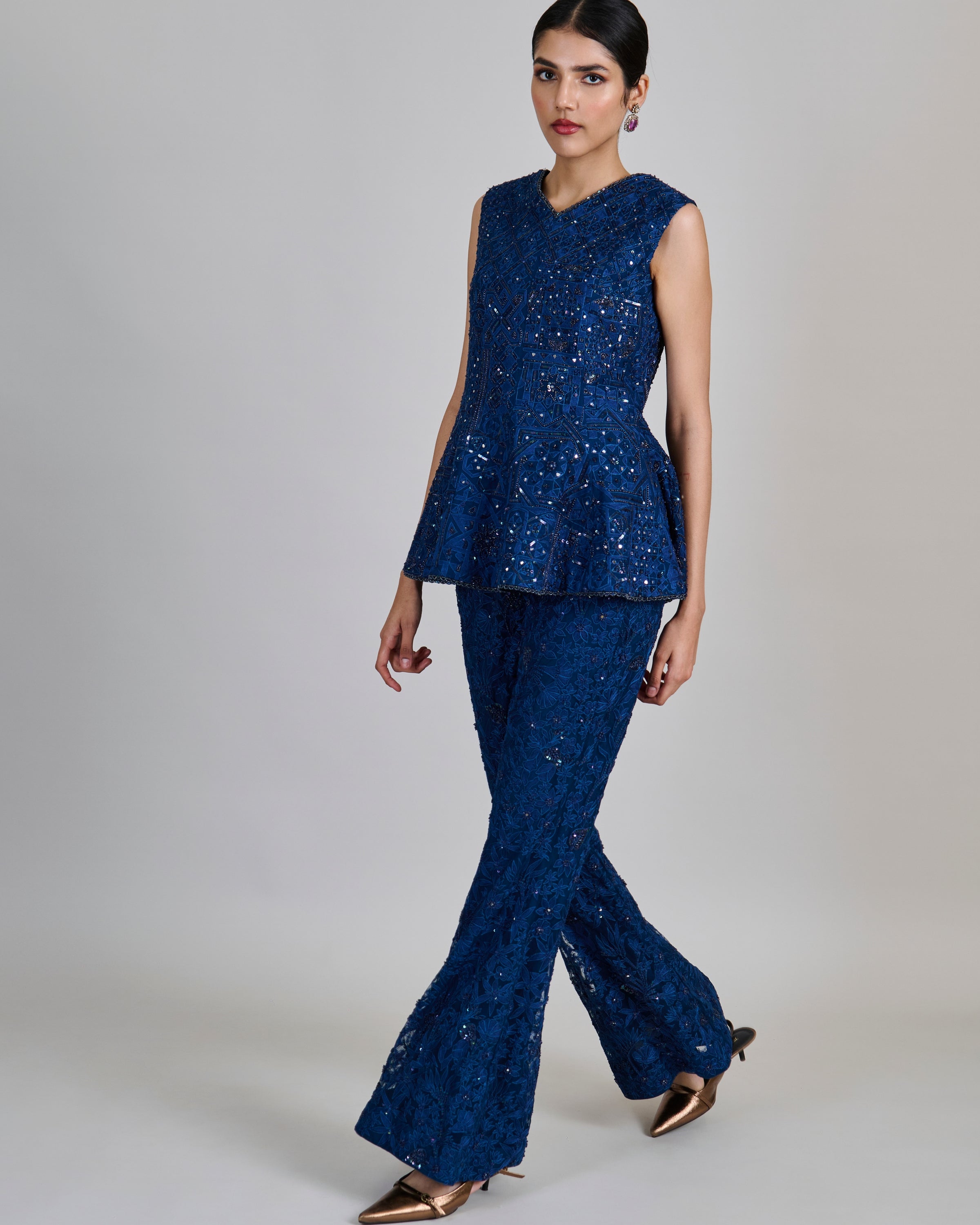 Navy Blue Liora Pant Set