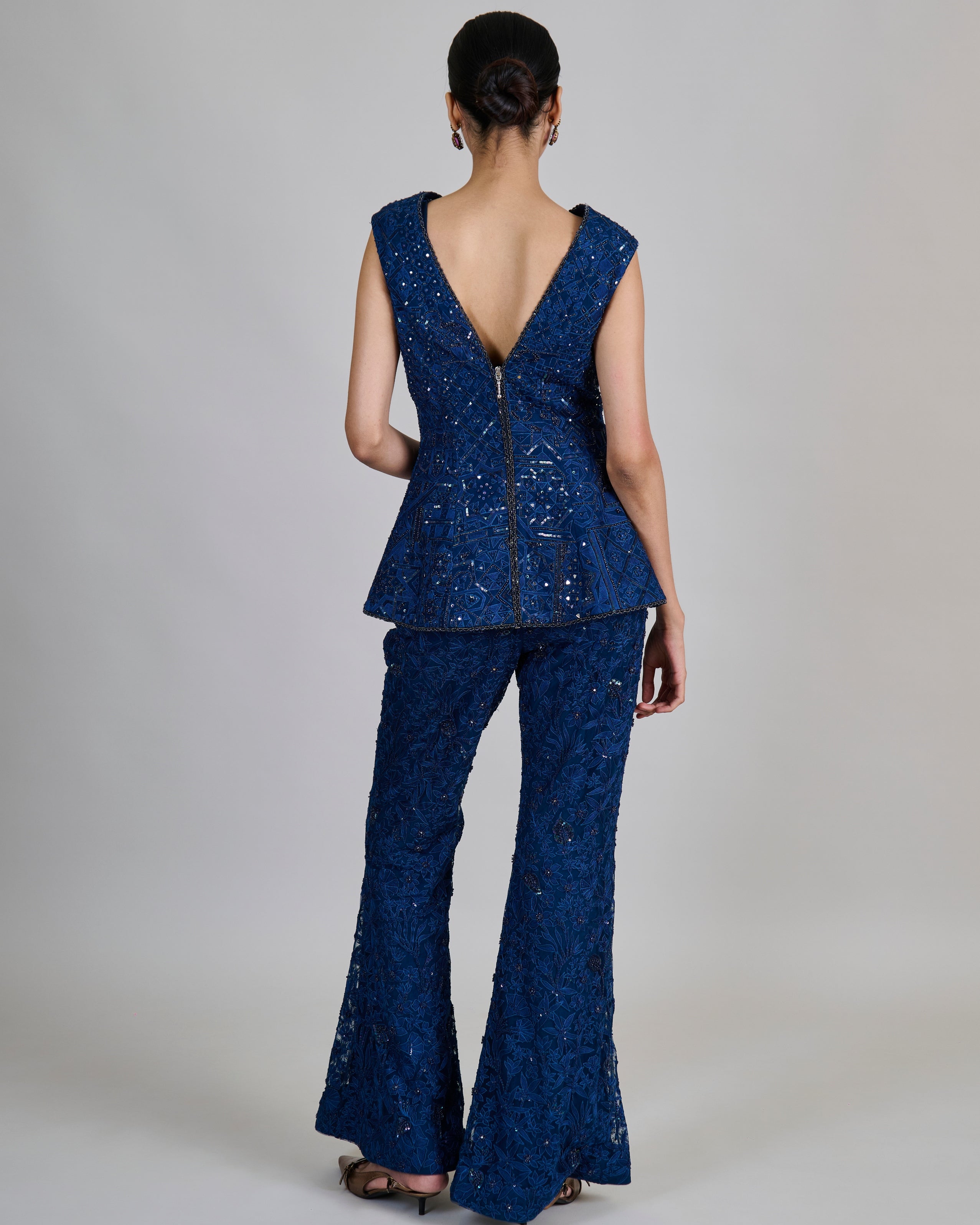 Navy Blue Liora Pant Set