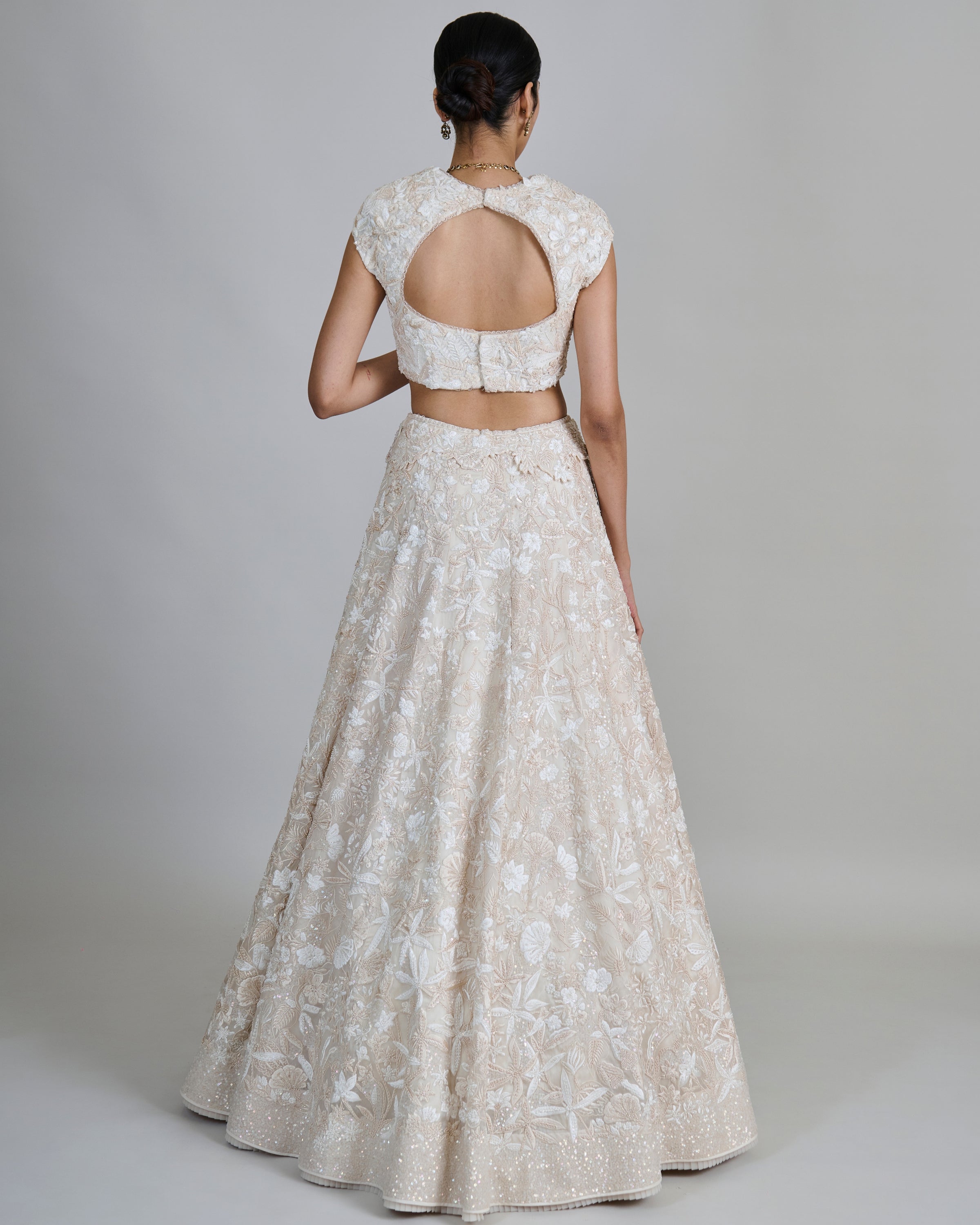 Ivory Emma Lehenga Set
