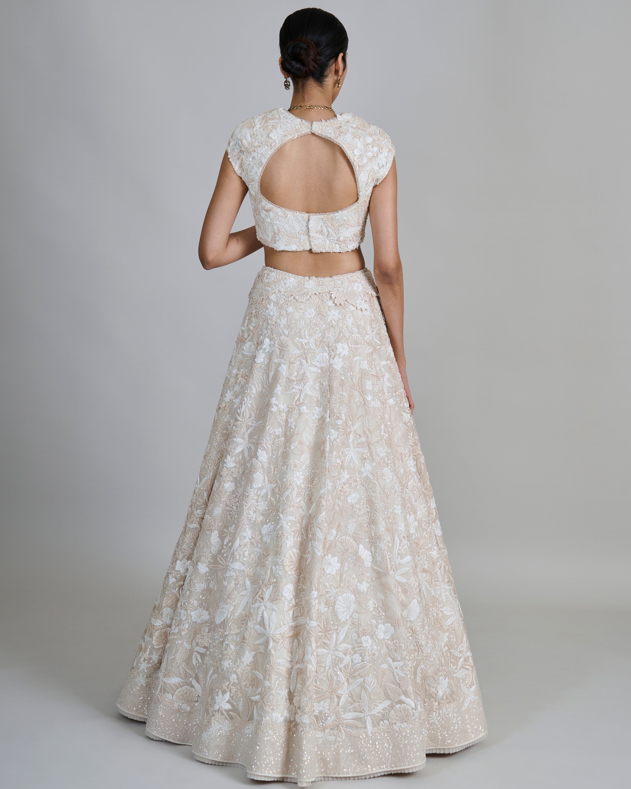 Ivory Emma Lehenga Set