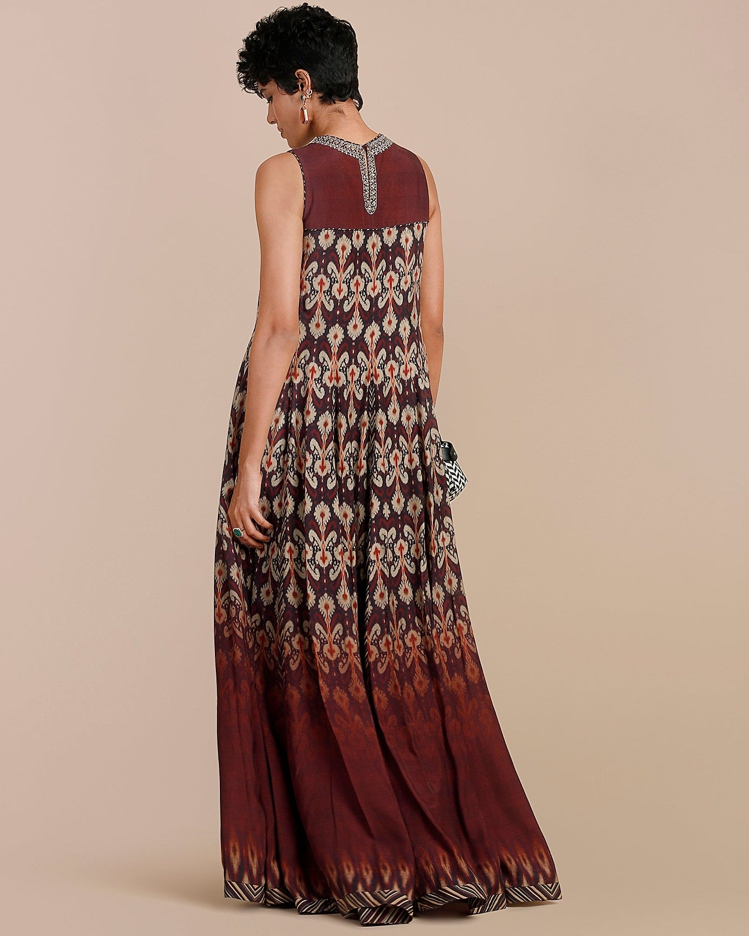 Mulberry Purple Anarkali