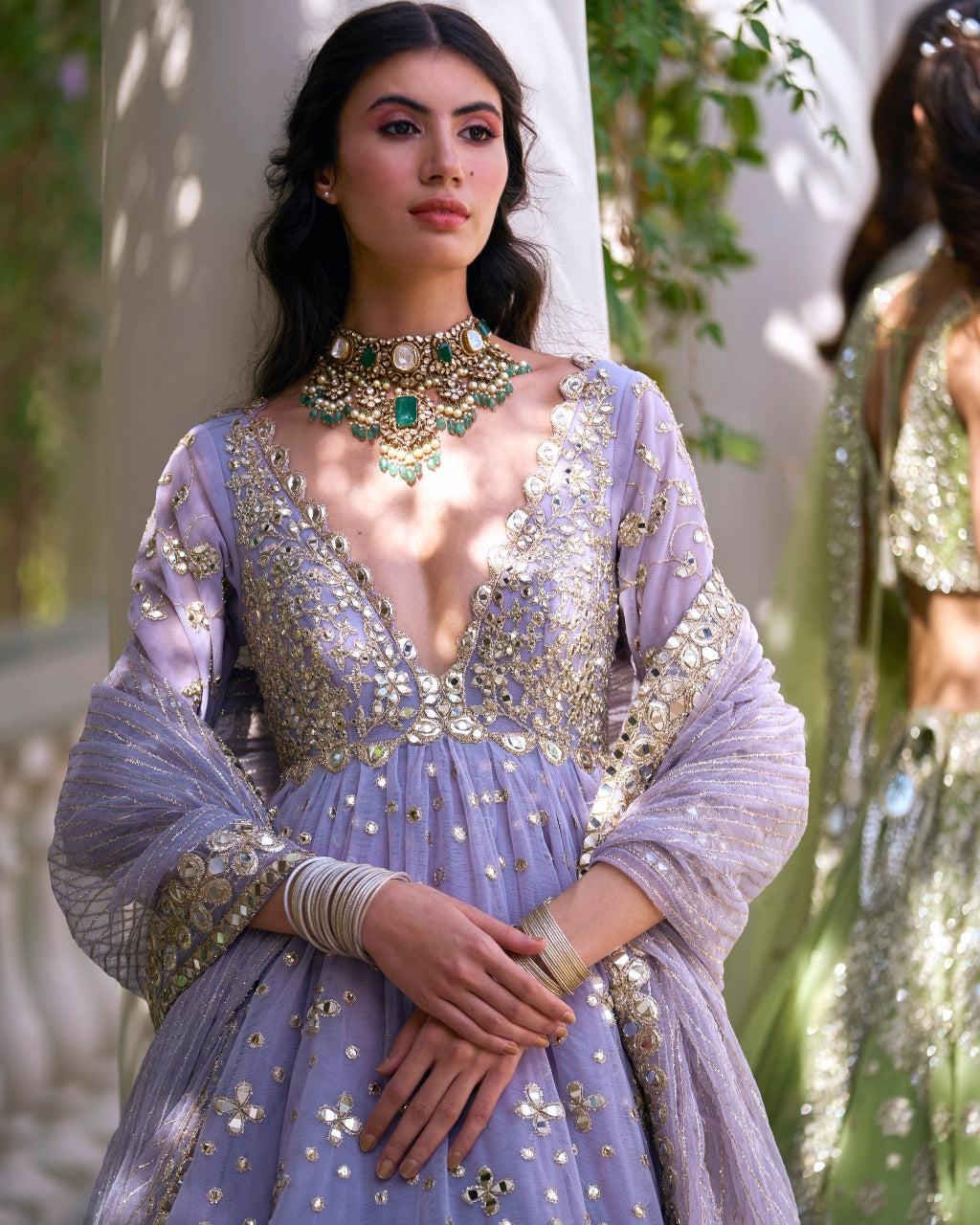 Martini Lilac Anarkali Set