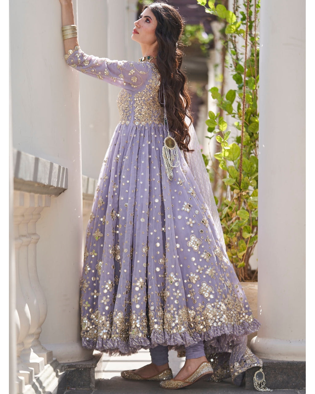 Martini Lilac Anarkali Set