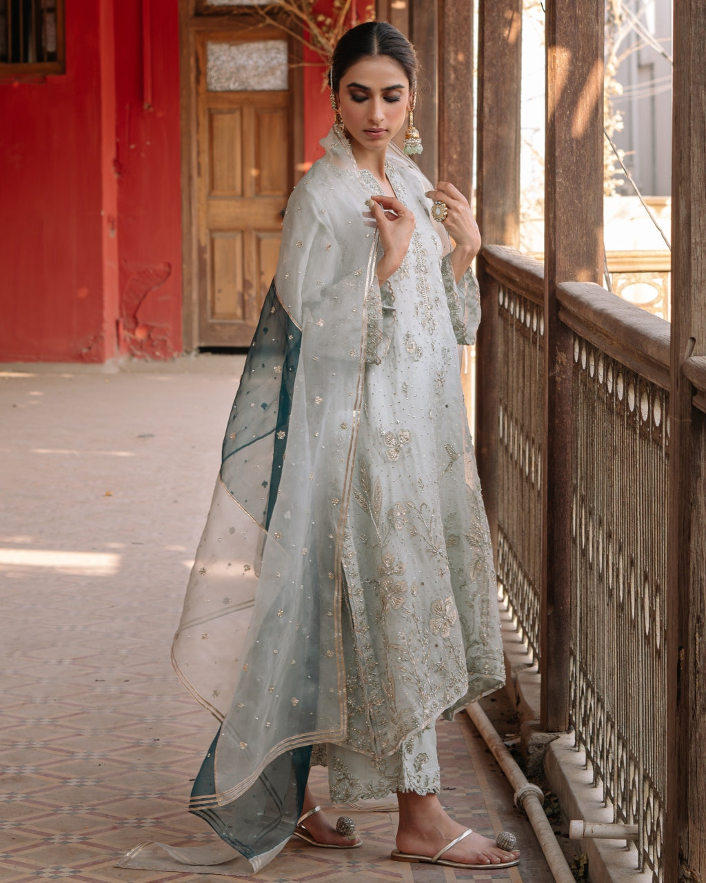 Aqua Sicily Transcends Kurta Set