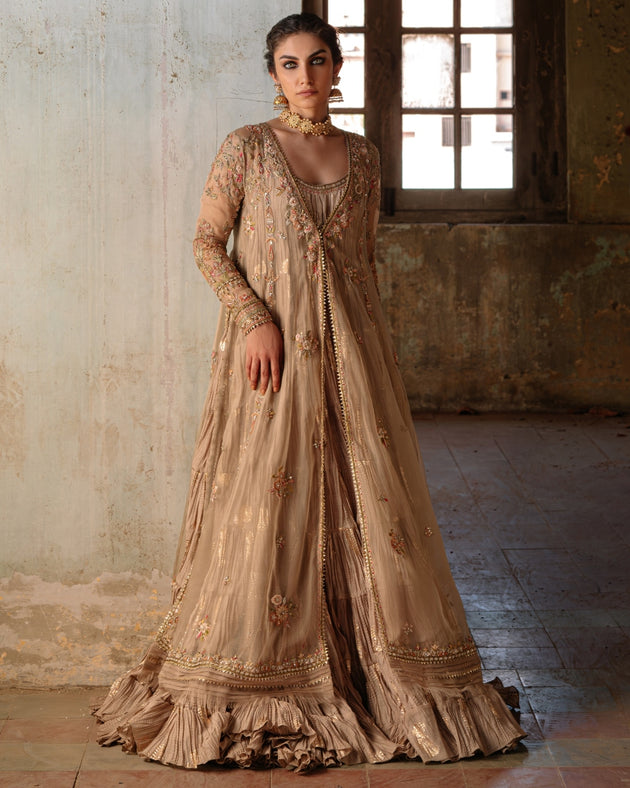 Rani Pink Ghoomar Kurta  Anarkali dress pattern, Dress indian