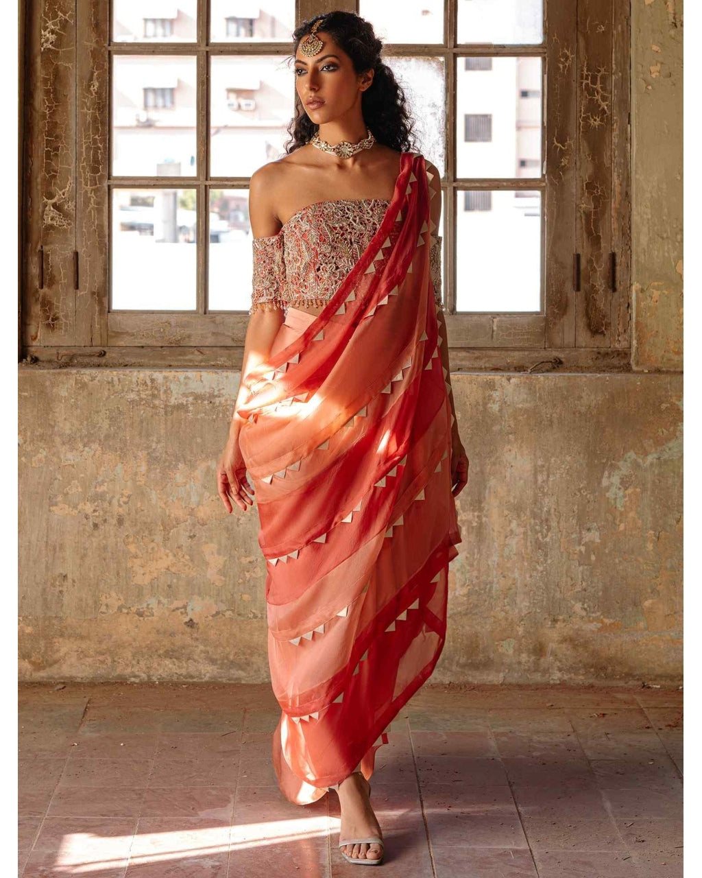 Abigail Blouse, Skirt & Dupatta Set