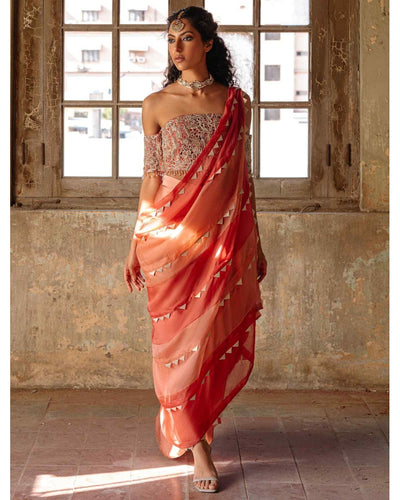 Abigail Blouse, Skirt & Dupatta Set