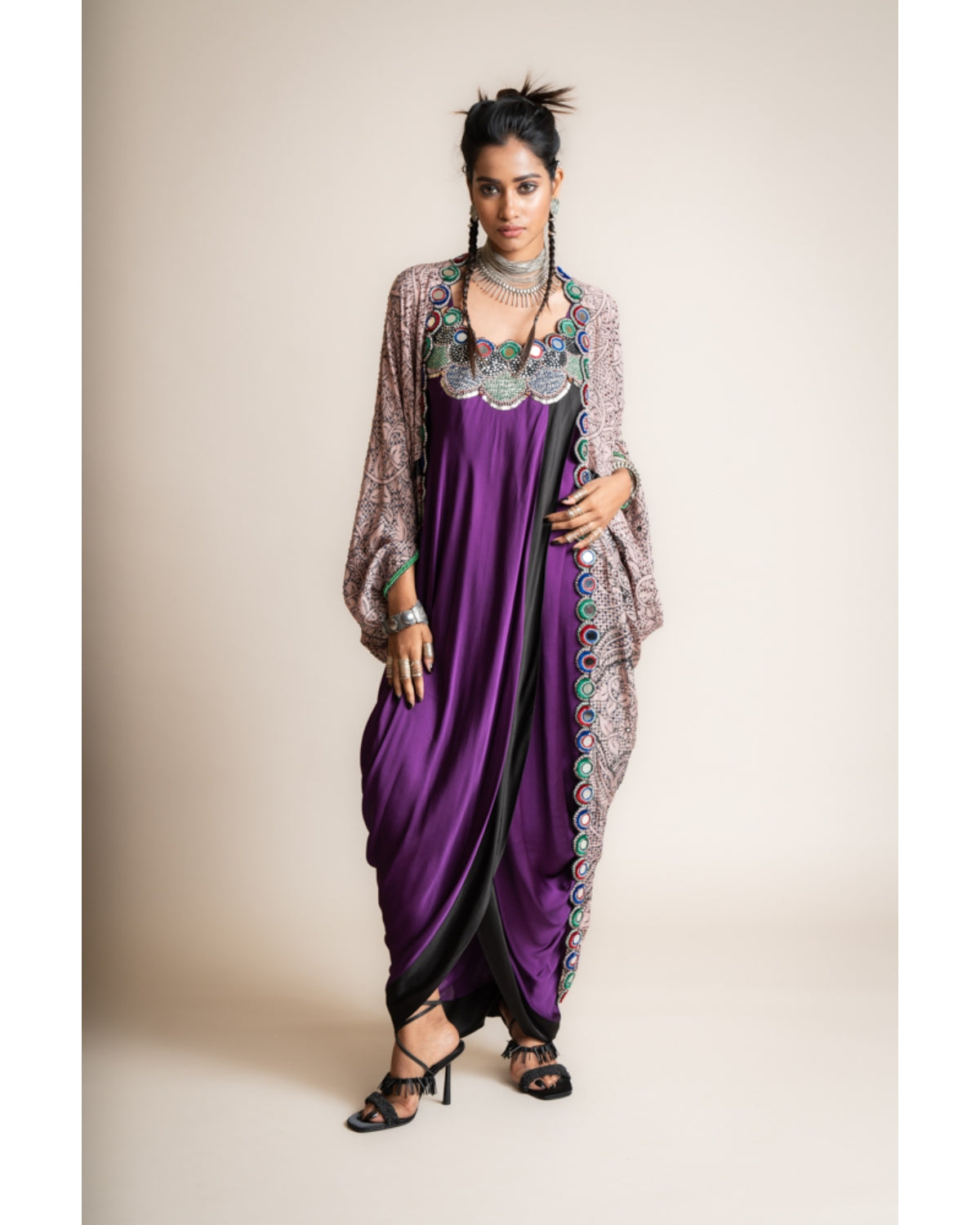Gather Kite & Purple Sack Dress