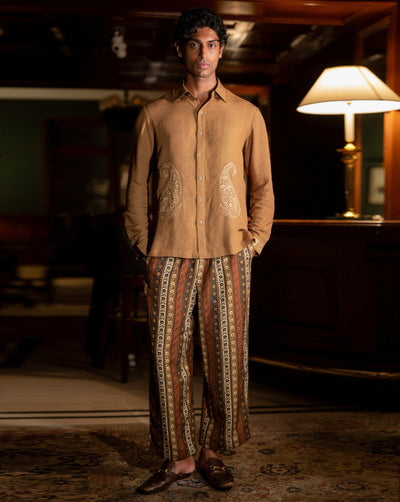 Ochre Shirt & Pant Set