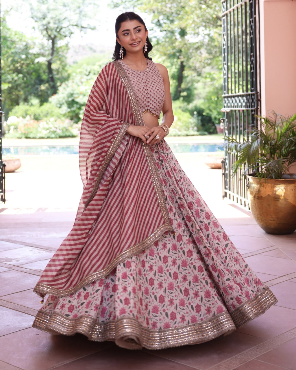 Noor E Summer Printed Lehenga