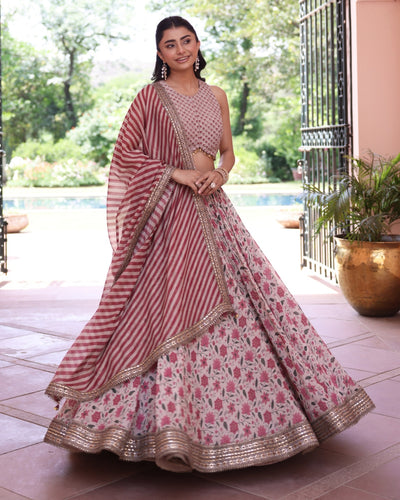 Noor E Summer Printed Lehenga