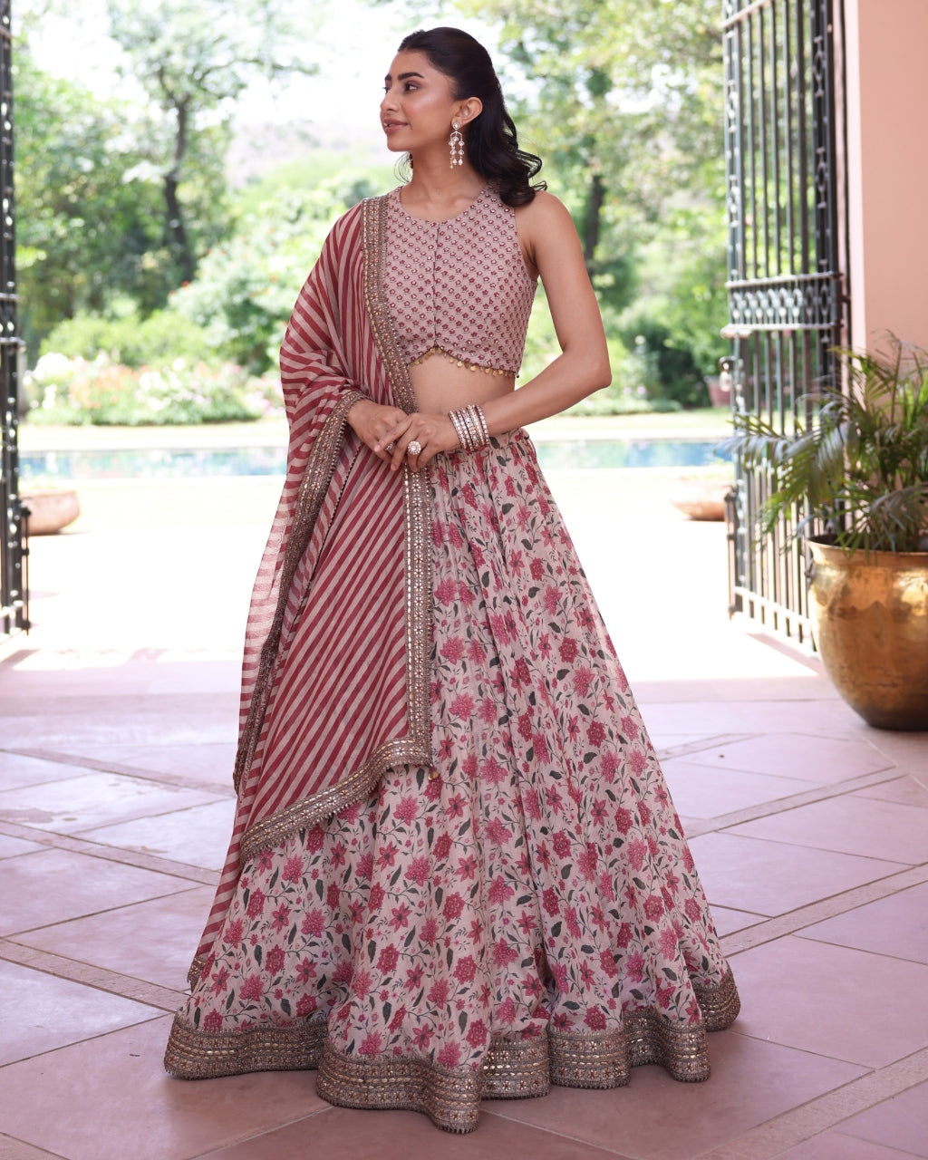 Noor E Summer Printed Lehenga