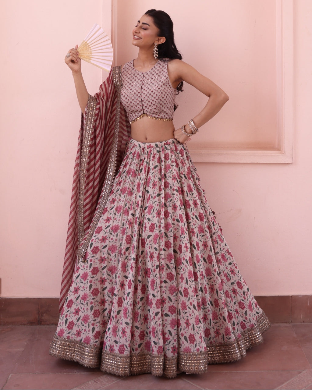 Noor E Summer Printed Lehenga