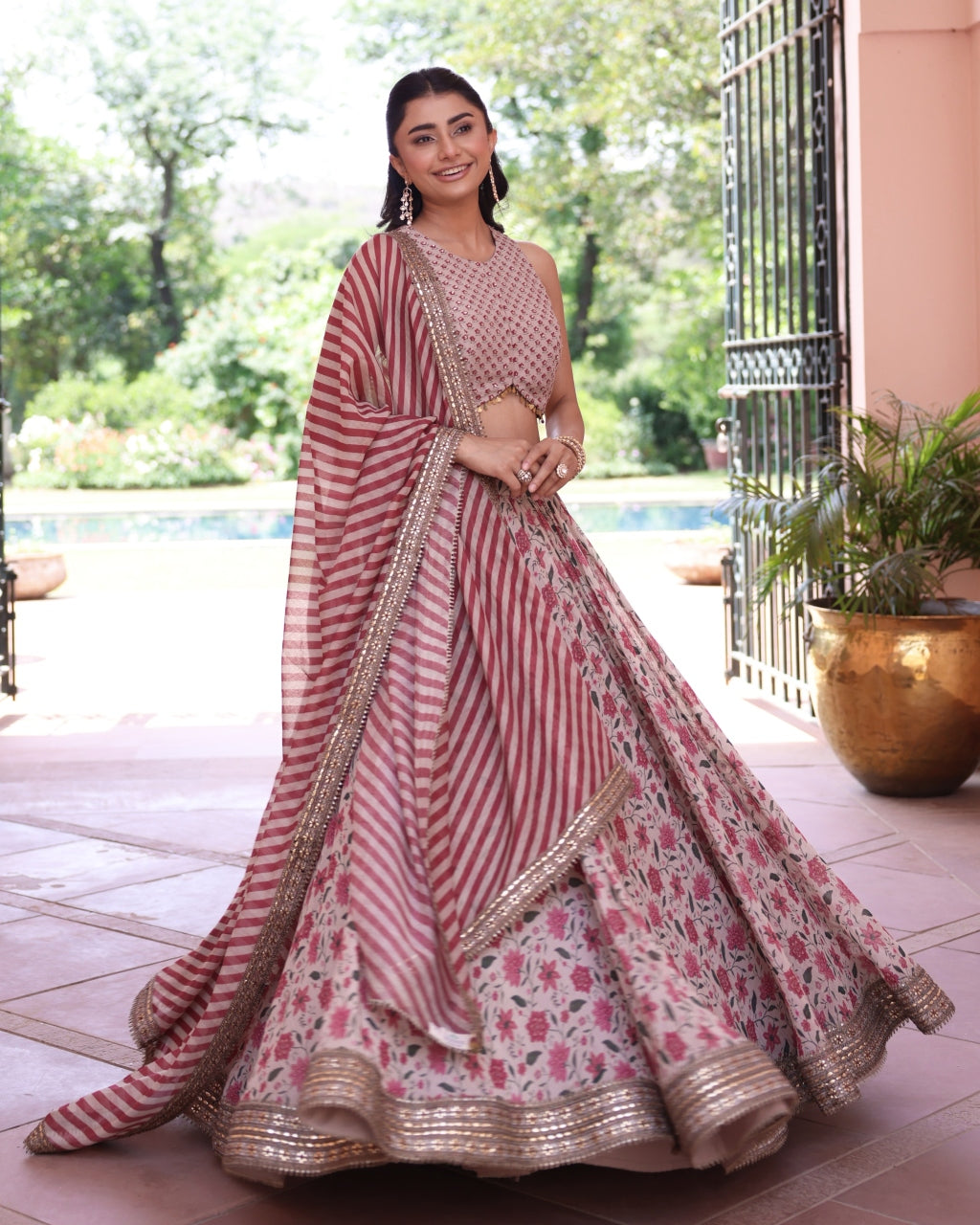 Noor E Summer Printed Lehenga