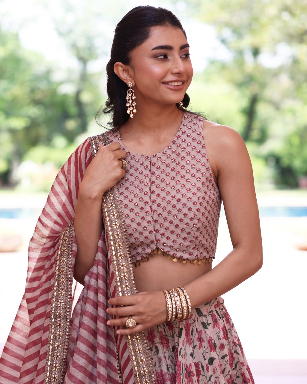 Noor E Summer Printed Lehenga