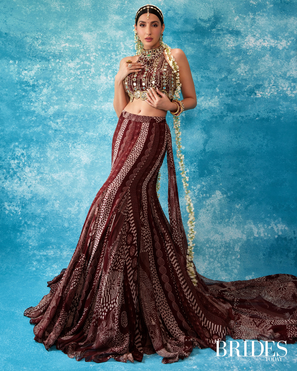 Crimson Dream Sari Set