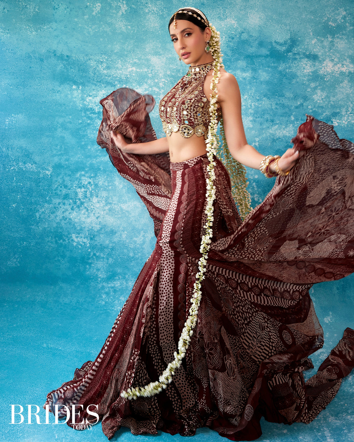 Crimson Dream Sari Set