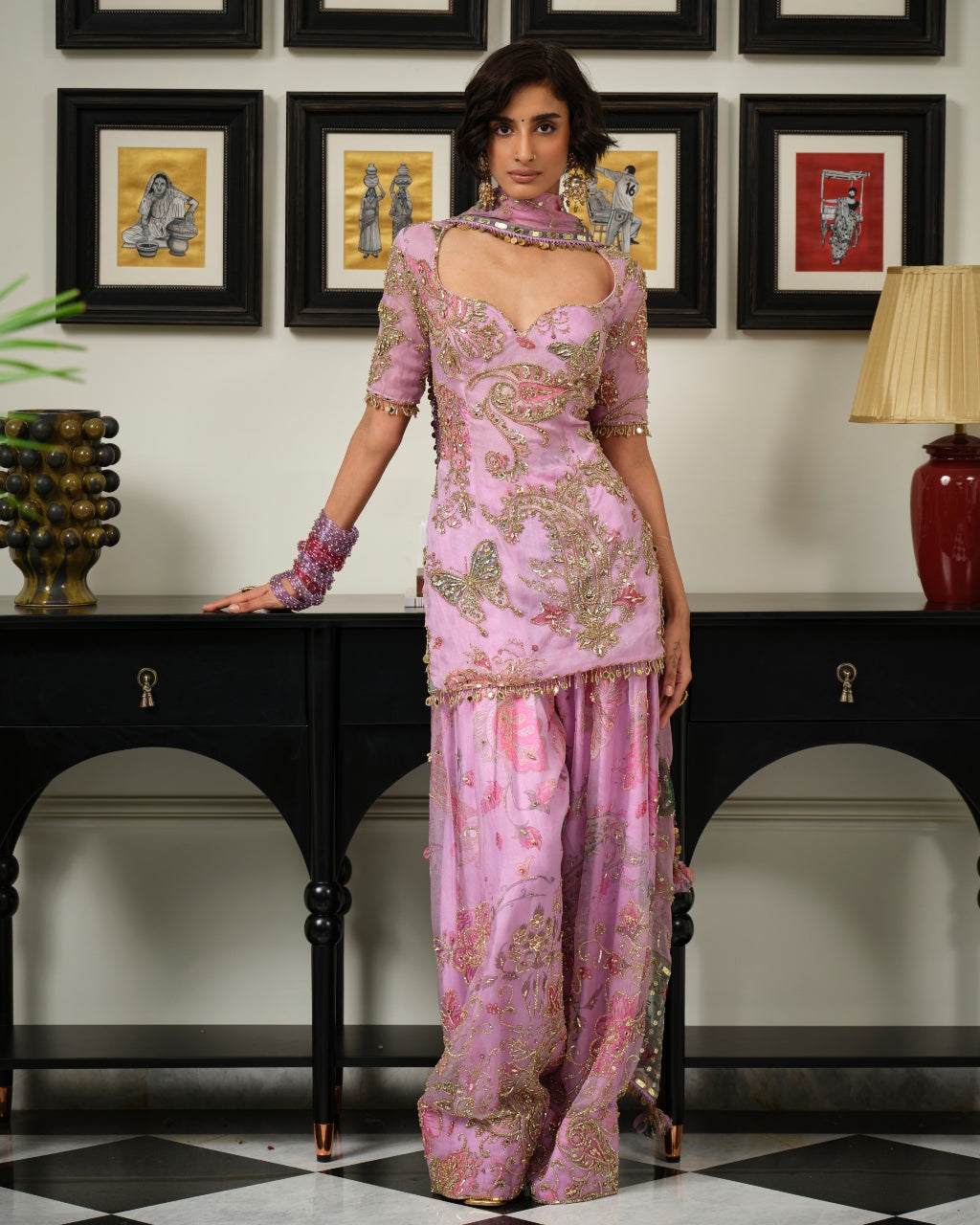 Omaar Farshi Kurta Set