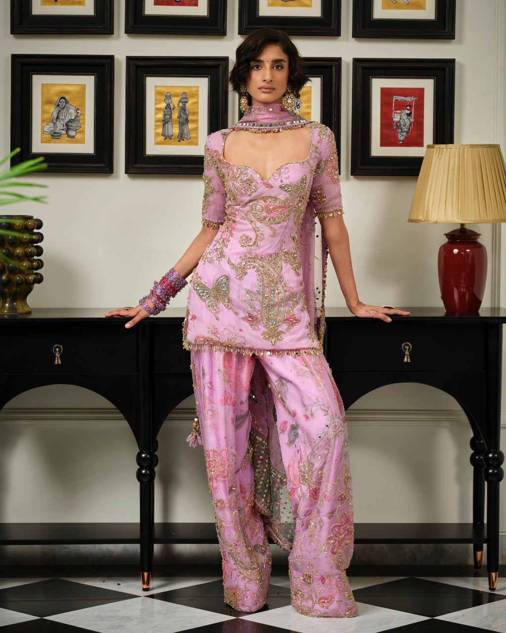 Omaar Farshi Kurta Set