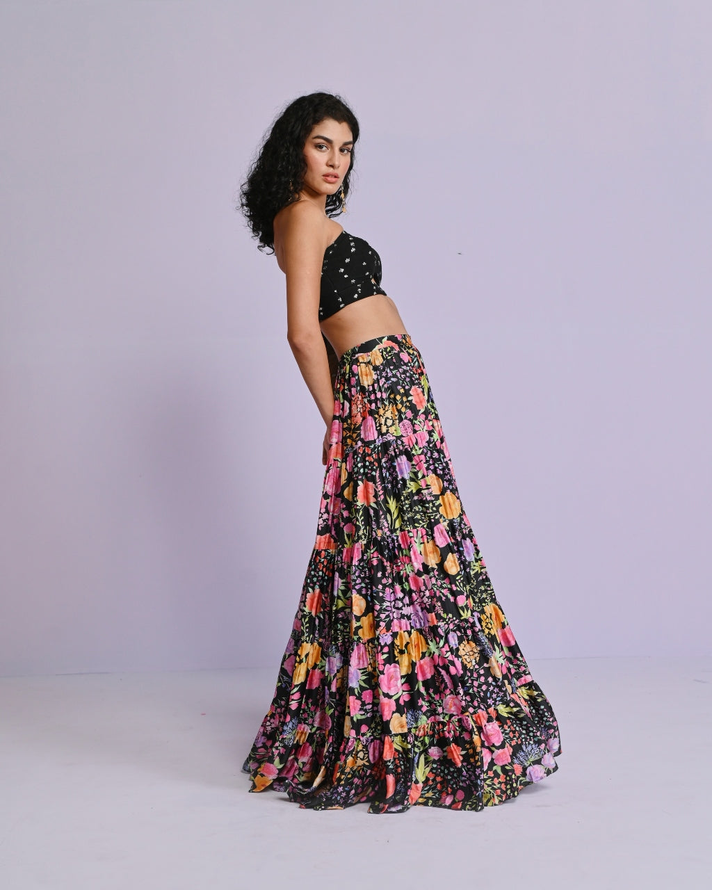 Norah Hana Frill Lehenga Set