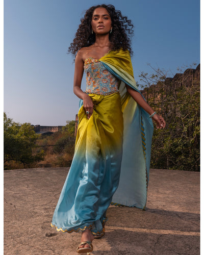 The Corset Sari