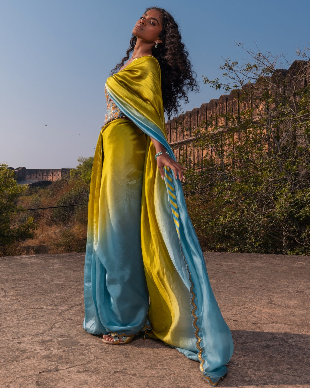 The Corset Sari