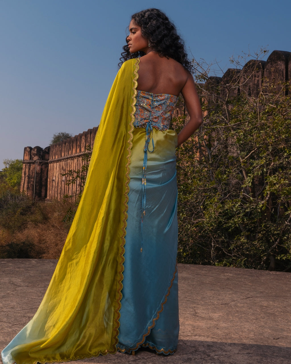 The Corset Sari