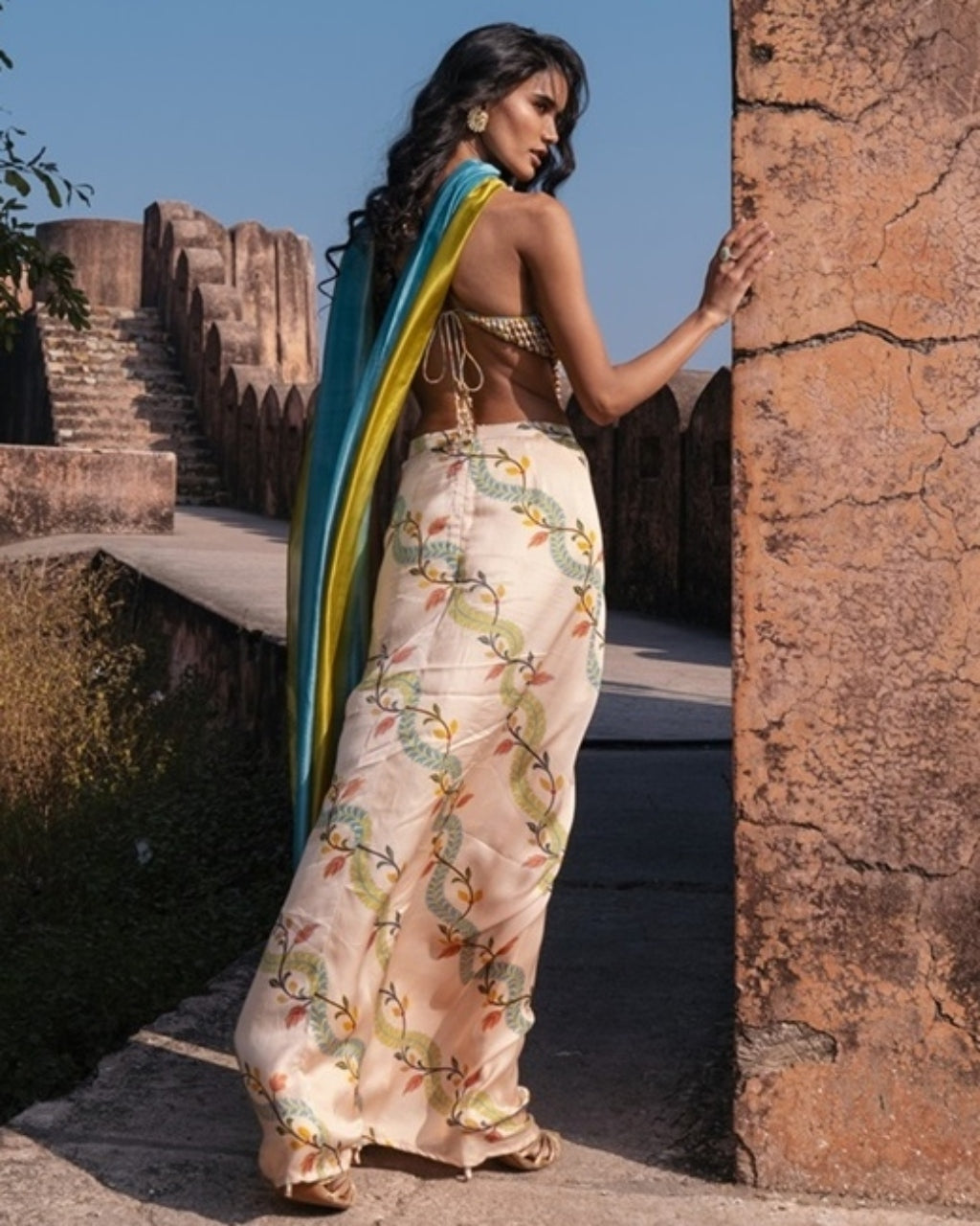 Noor Drape Skirt set