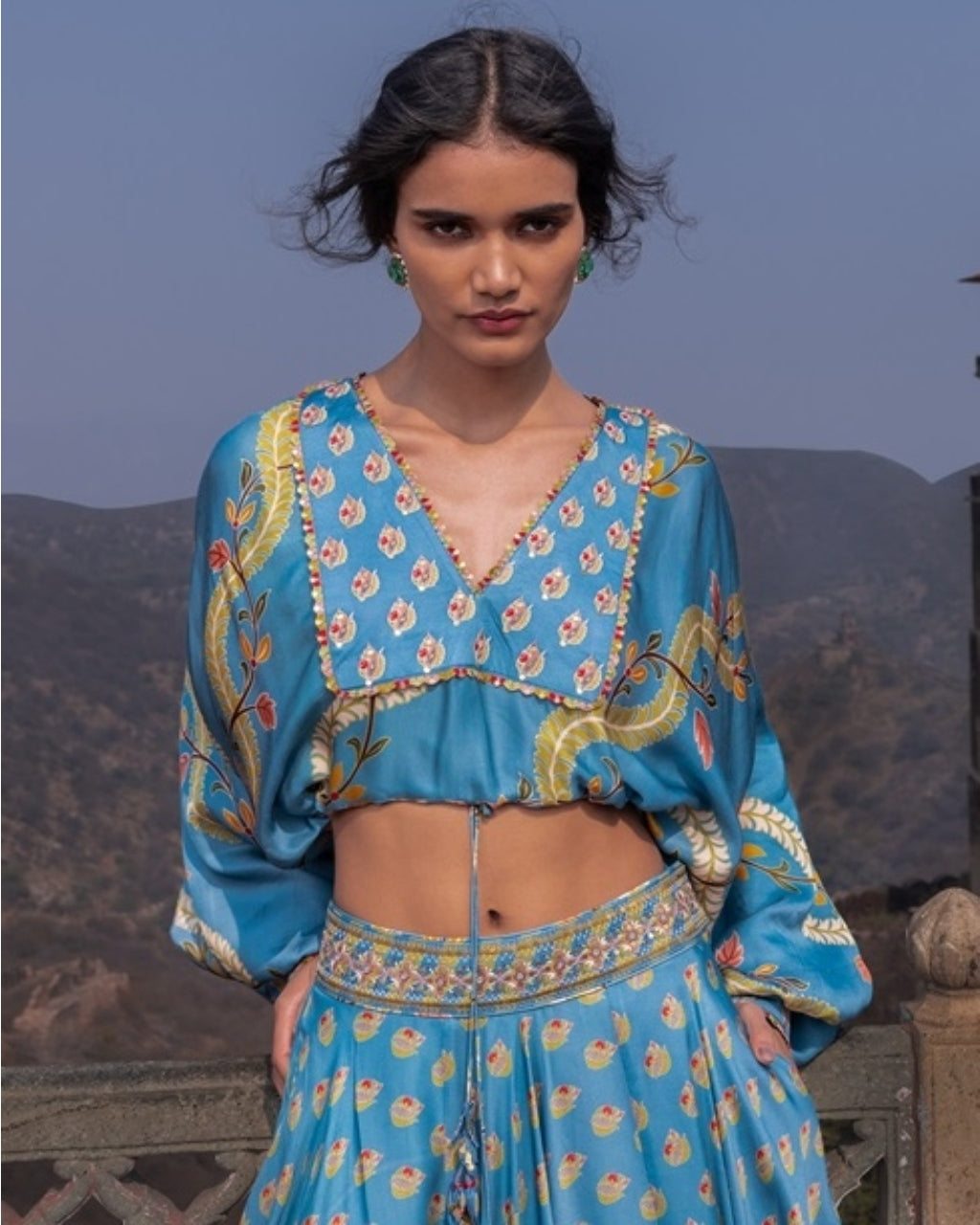 The Kumari Blue Set
