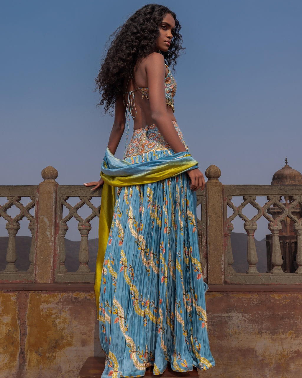 Allure Tassel Top and skirt