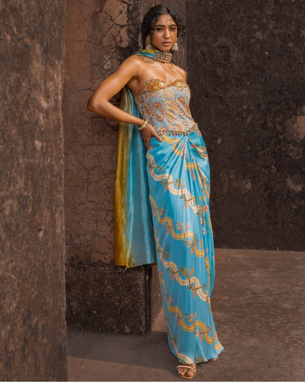 Noor Drape Skirt and Corset