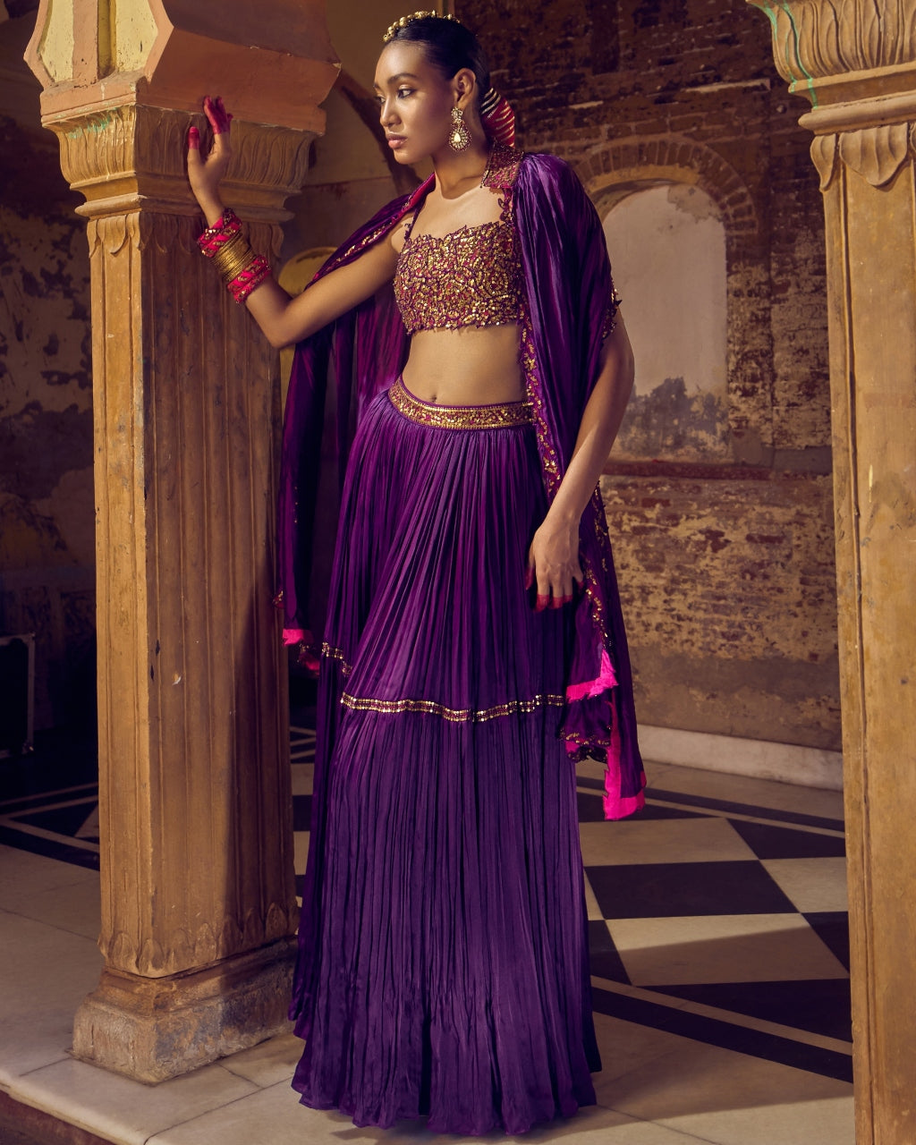 Bangani The Ghagri Skirt Set