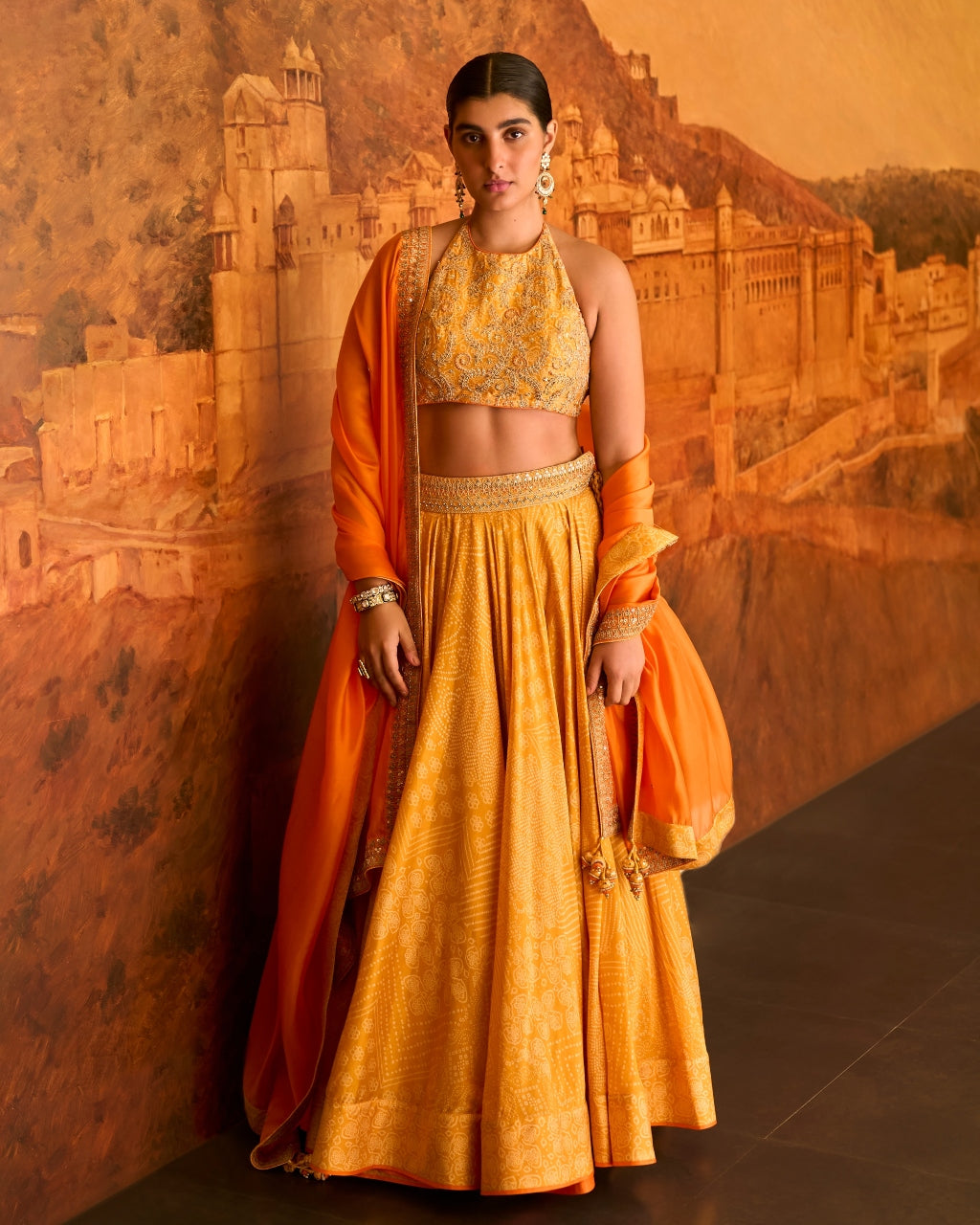 Kasundi Lehenga Set