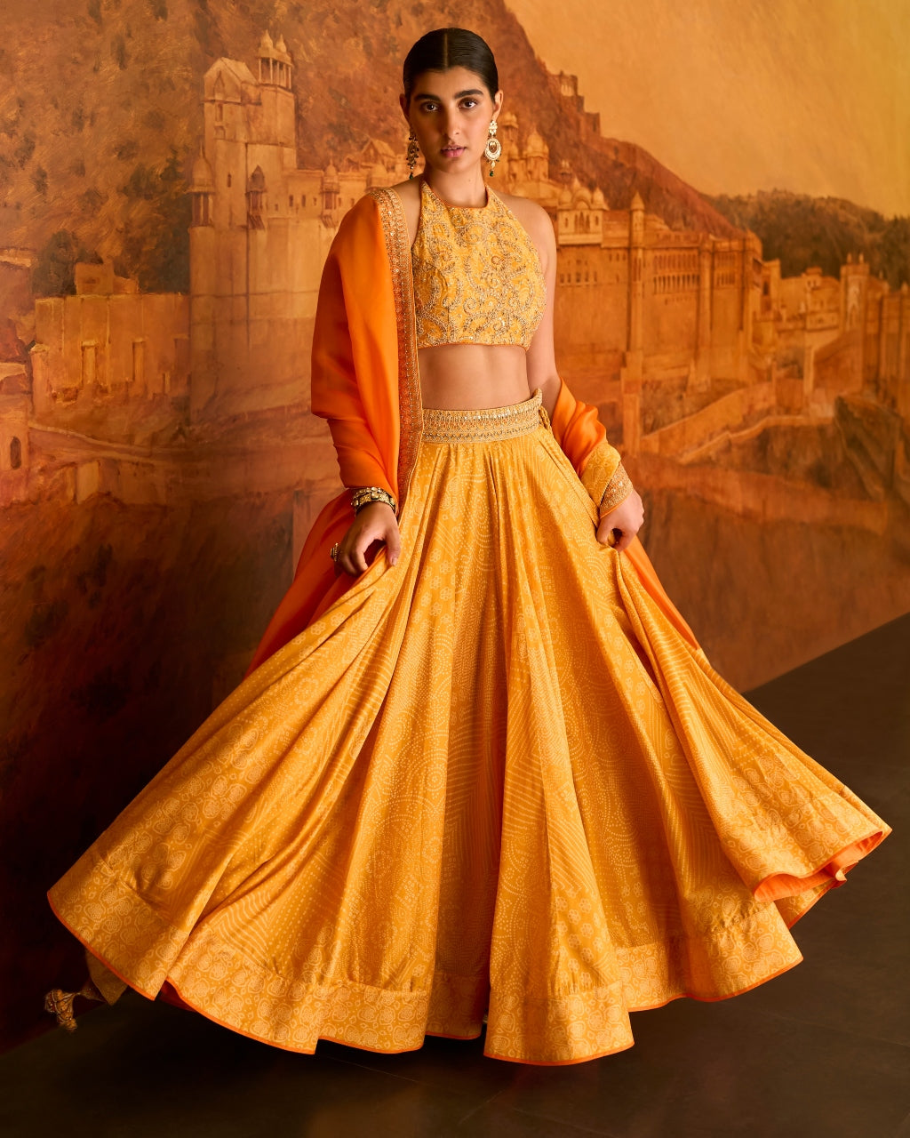 Kasundi Lehenga Set