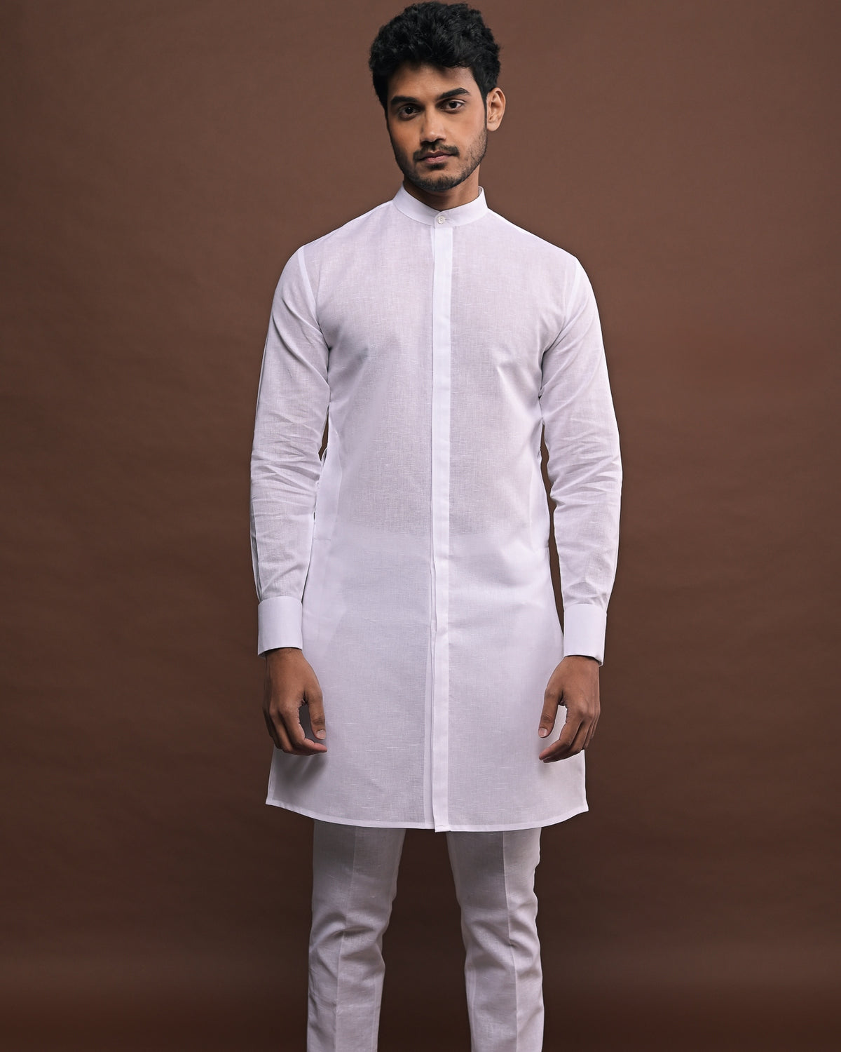 White Kurta Pajama Set