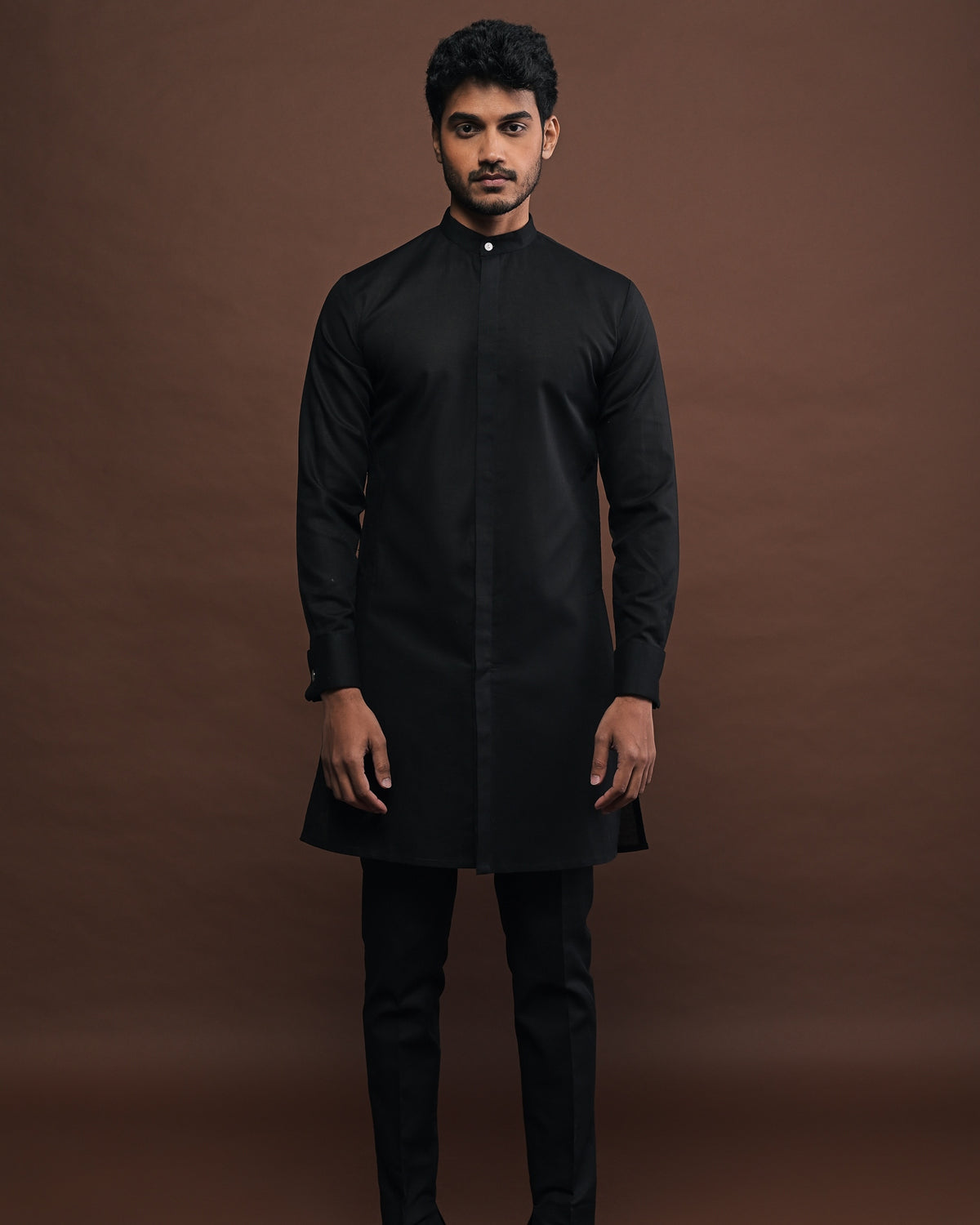 Black Kurta Pajama Set