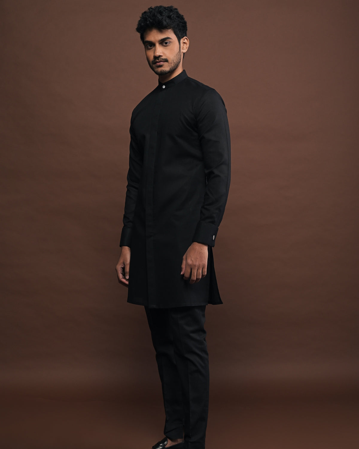 Black Kurta Pajama Set
