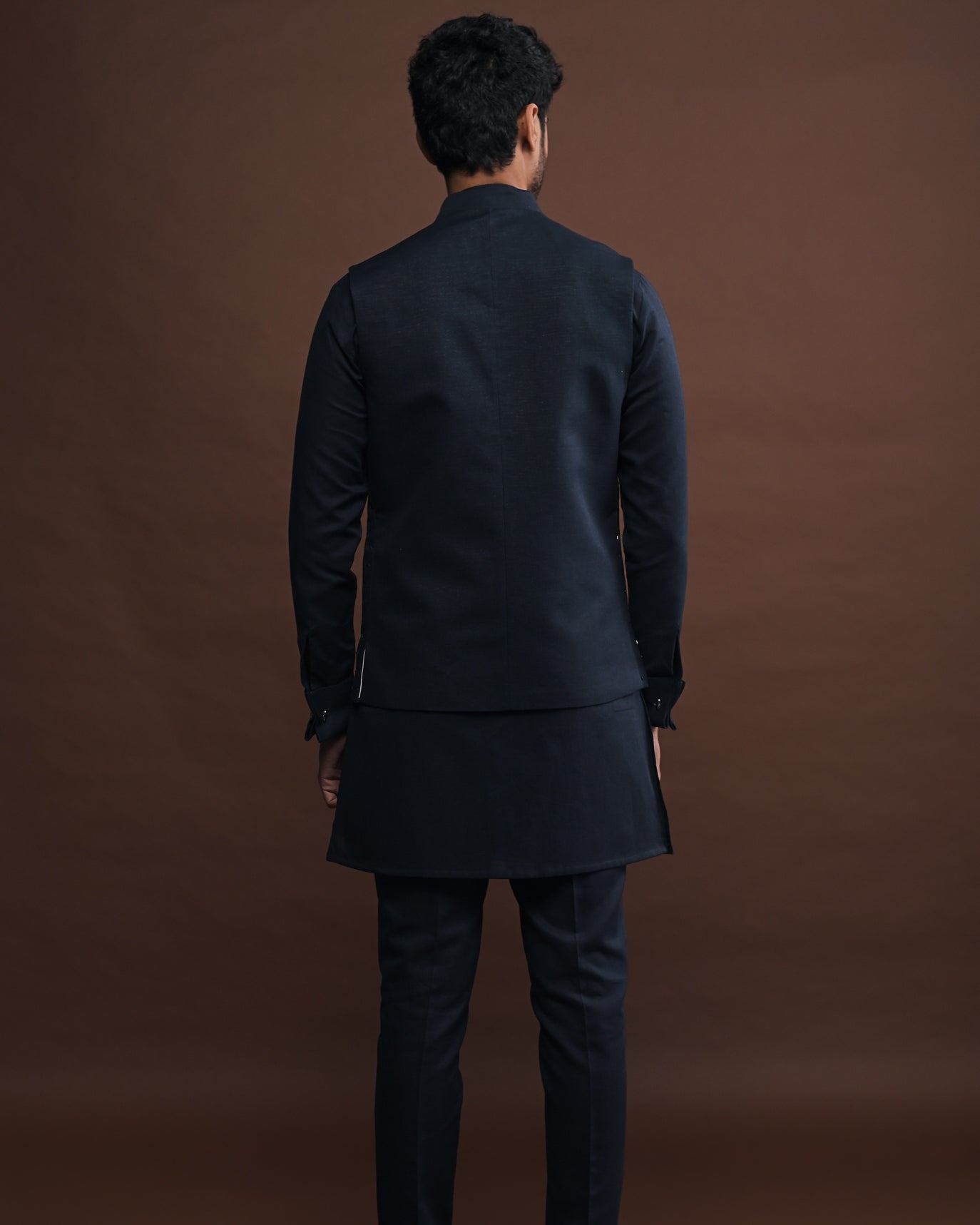 Twilight Embroidered Bandi With Matching Kurta Pajama