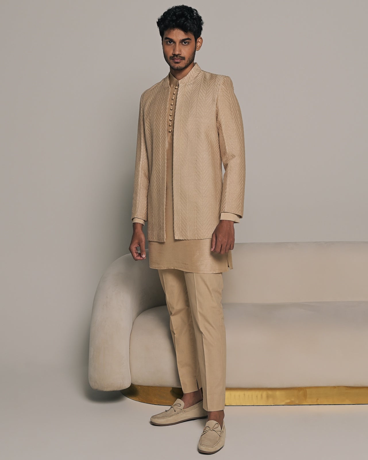 Imperial Open Bandhgala with Matching Kurta Pajama